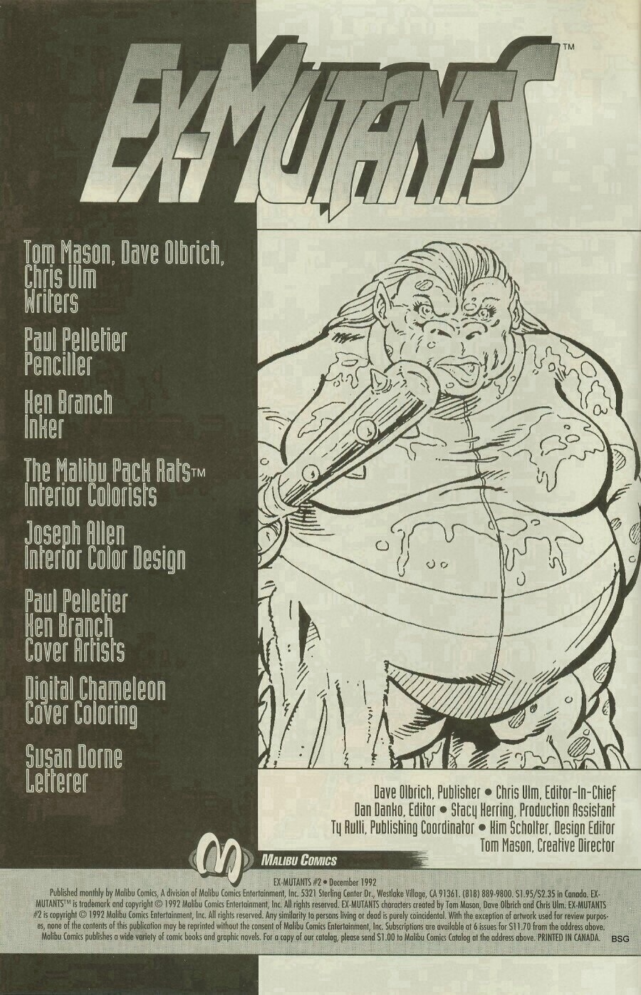 Read online Ex-Mutants comic -  Issue #2 - 2