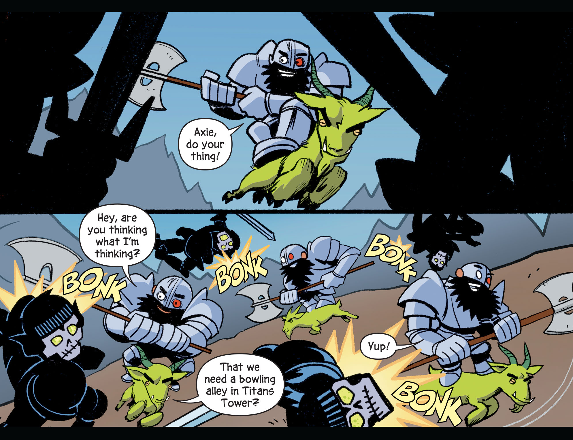 Read online Teen Titans Go! Roll With It! comic -  Issue #6 - 14