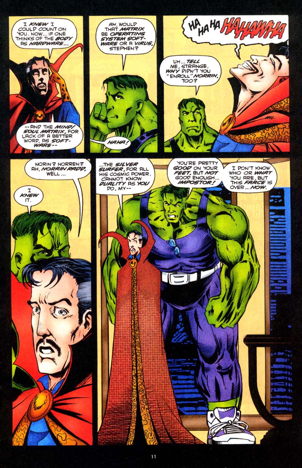 Read online Doctor Strange: Sorcerer Supreme comic -  Issue #70 - 9