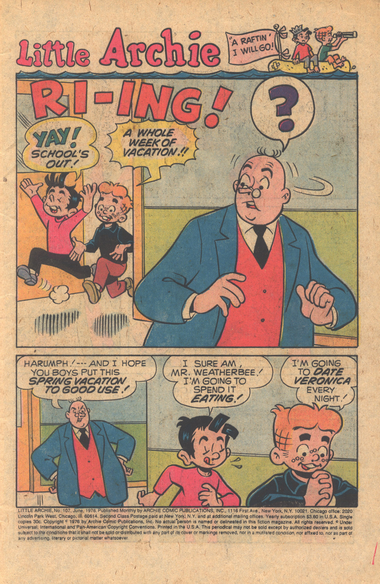 Read online The Adventures of Little Archie comic -  Issue #107 - 3