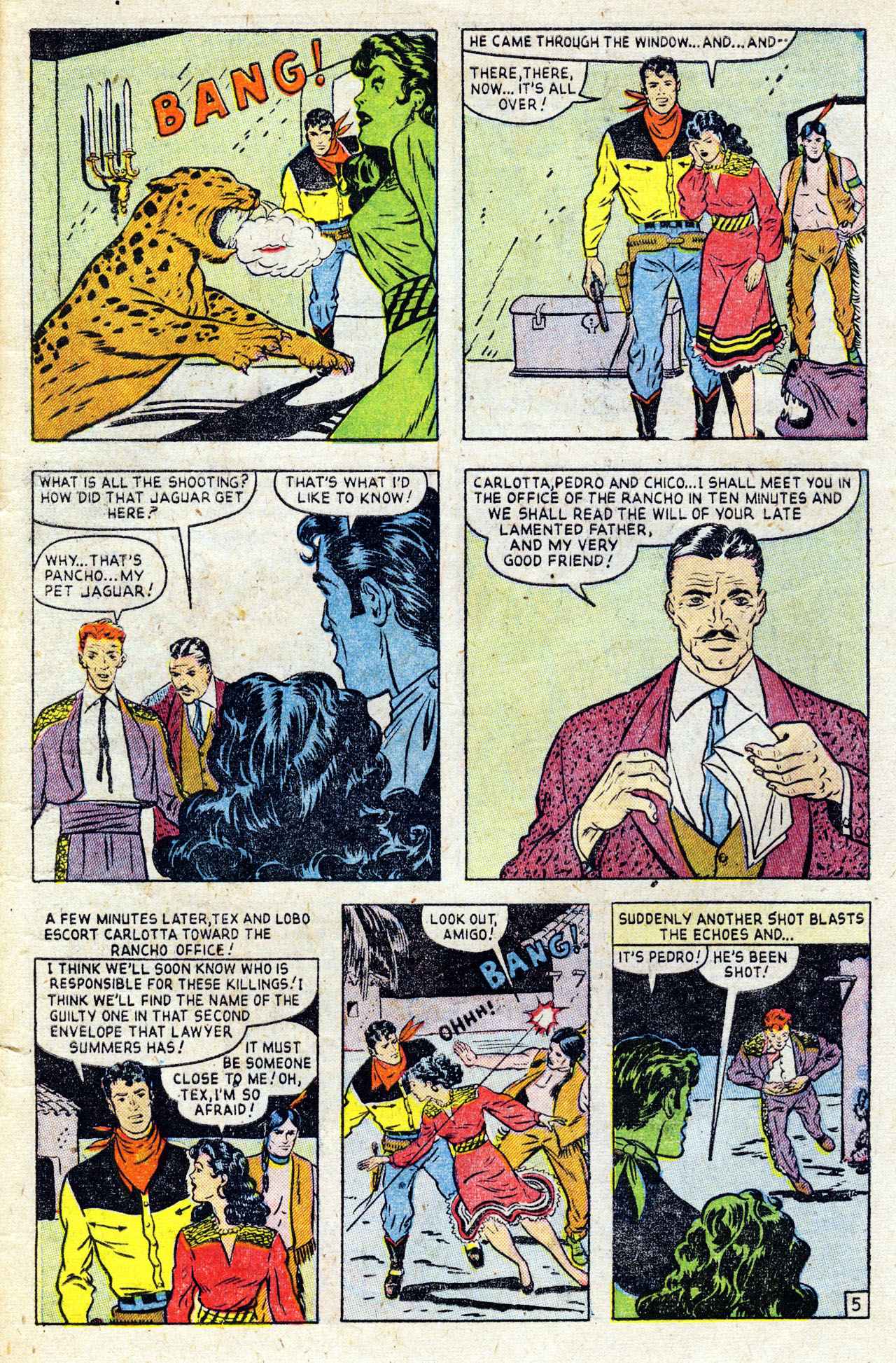Read online Tex Morgan comic -  Issue #6 - 7