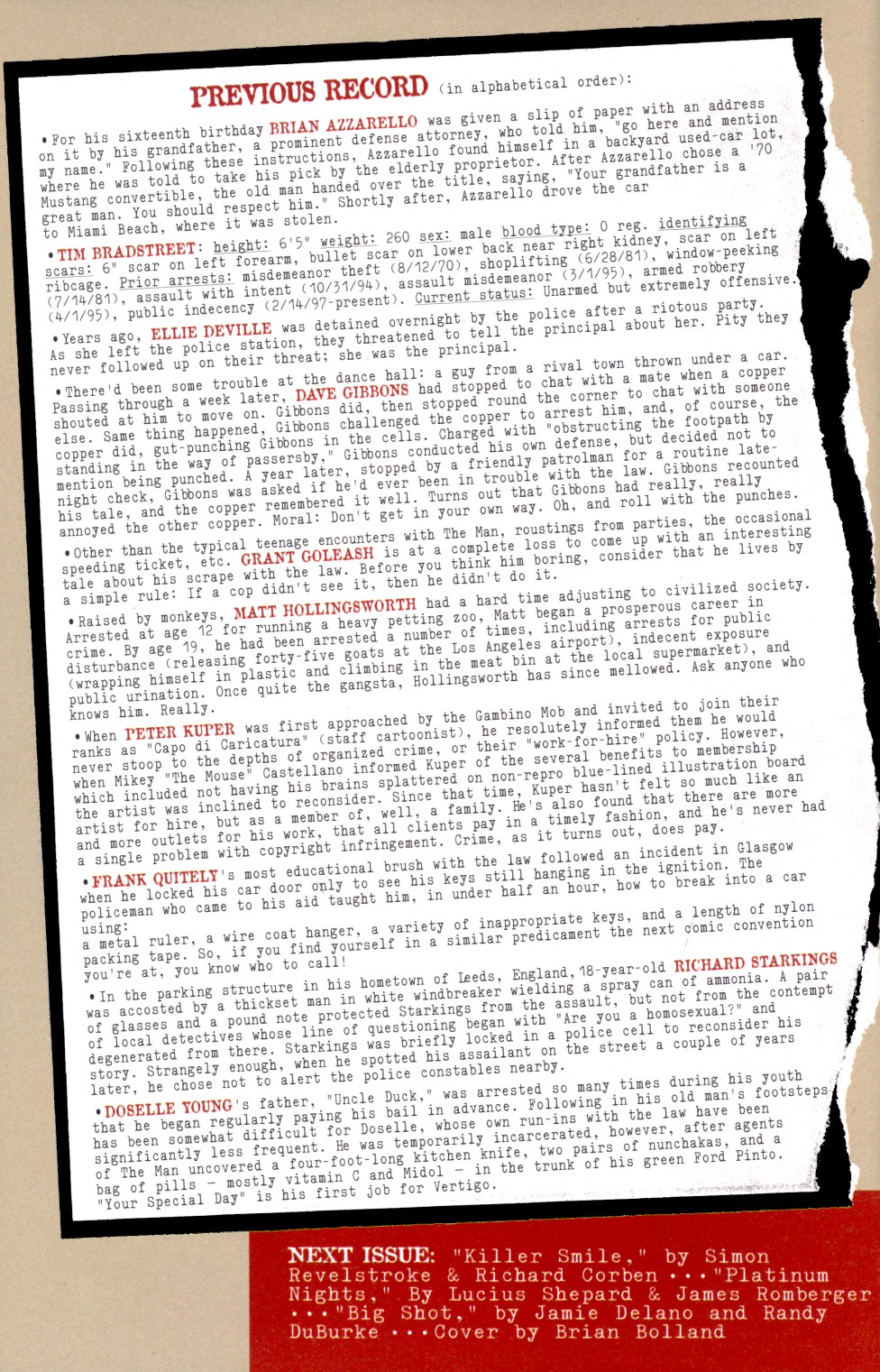 Read online Gangland comic -  Issue #1 - 4