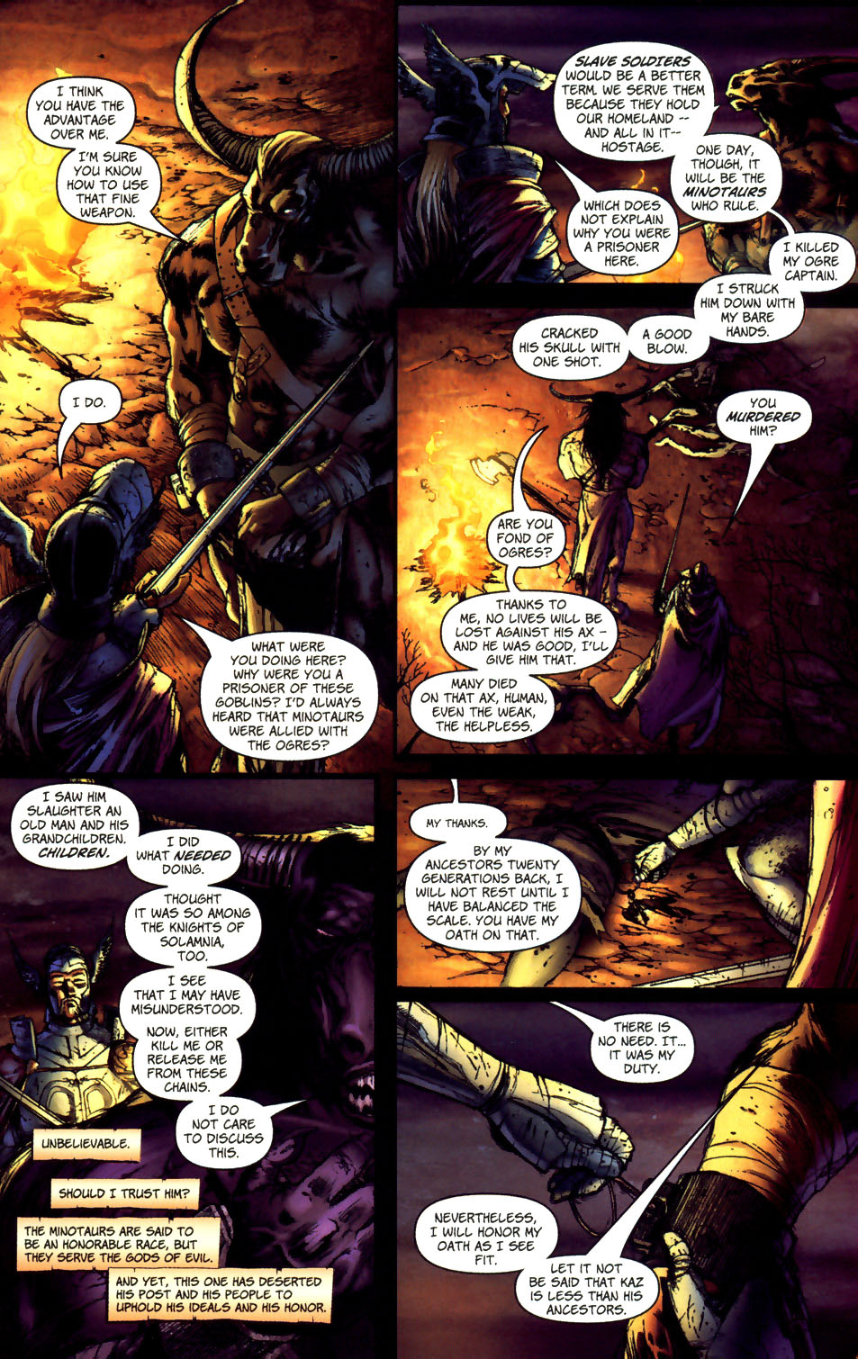 Read online Dragonlance: The Legend of Huma comic -  Issue #1 - 18