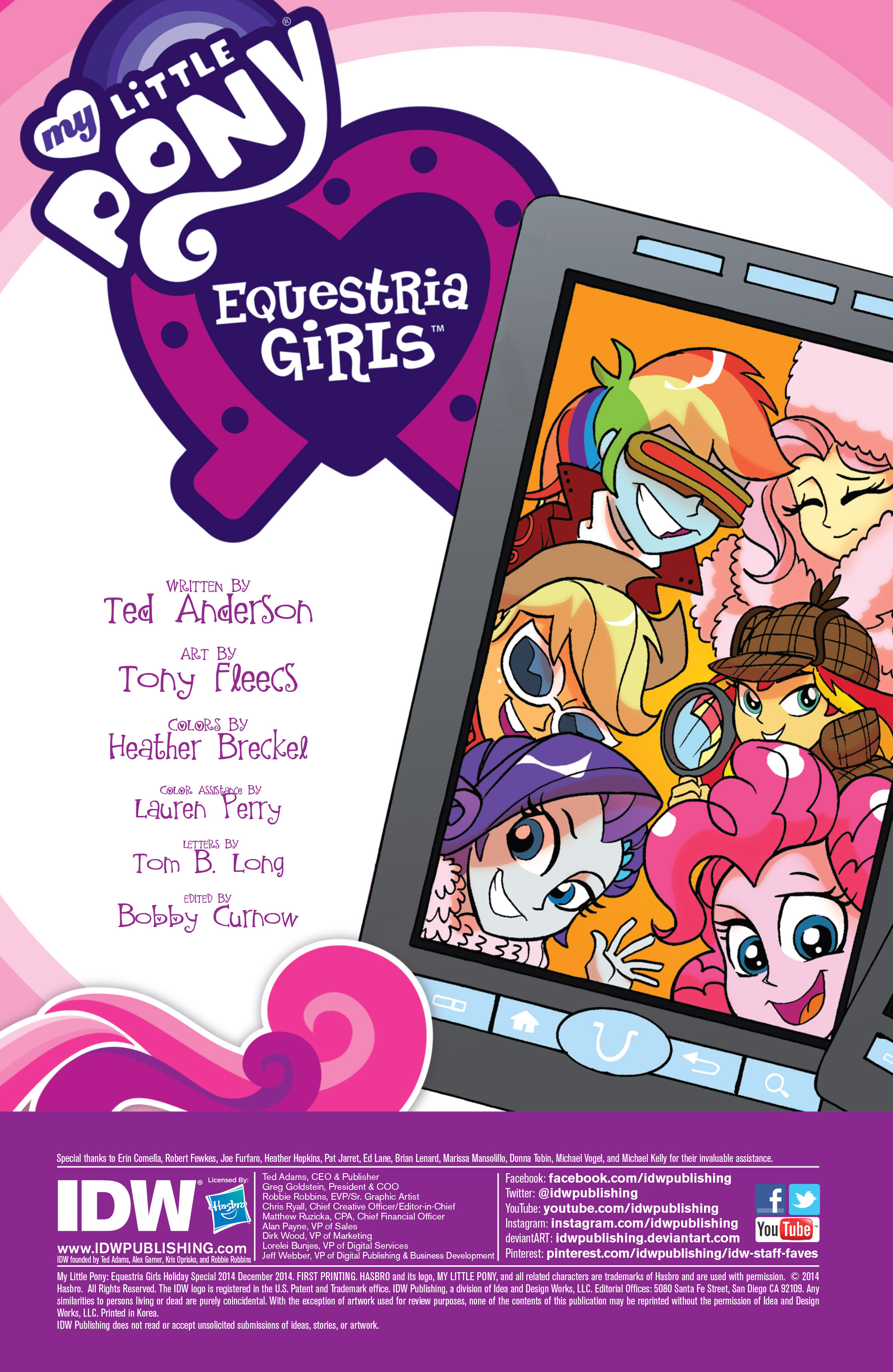 Read online My Little Pony: Equestria Girls Holiday Special 2014 comic -  Issue # Full - 3