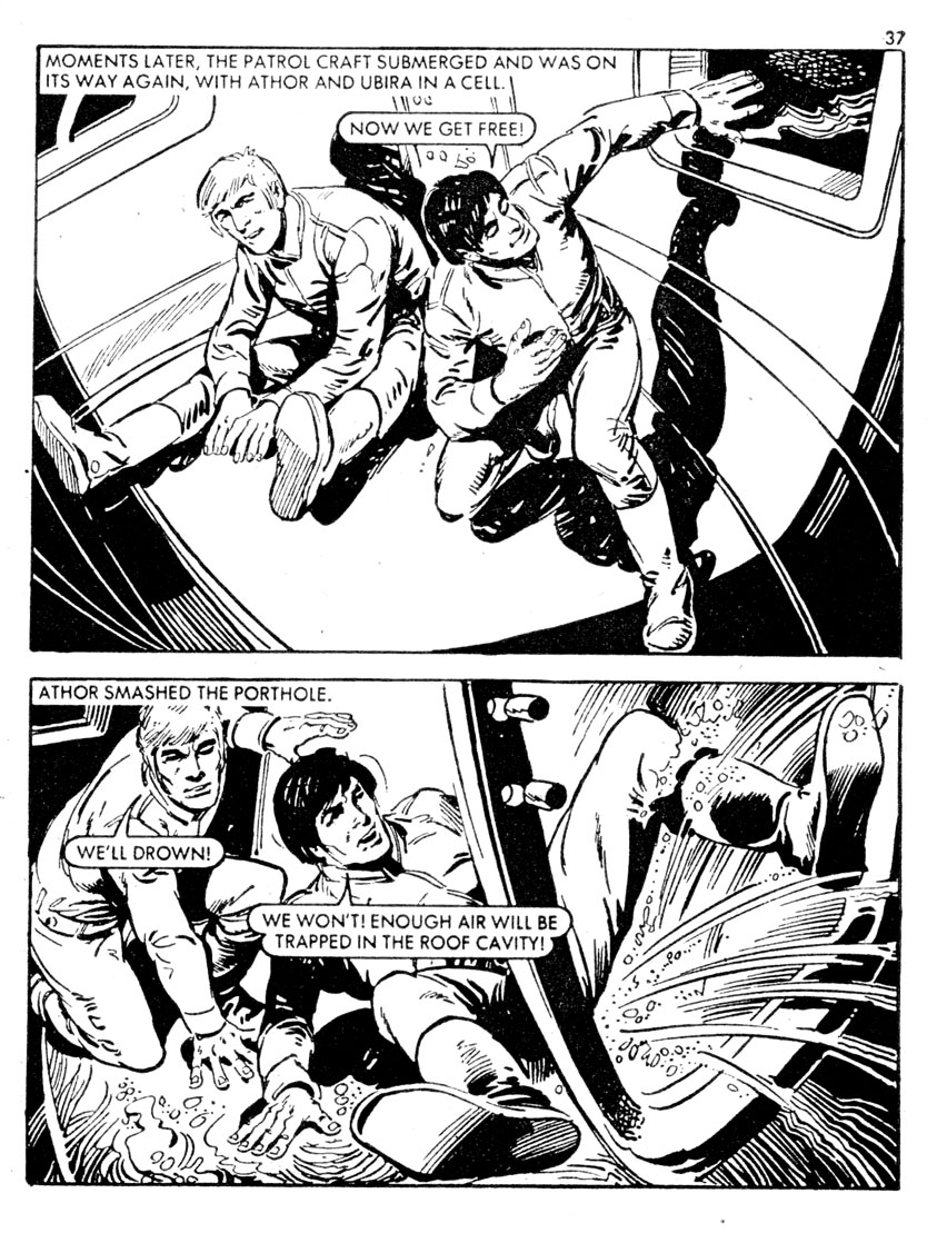 Read online Starblazer comic -  Issue #34 - 37