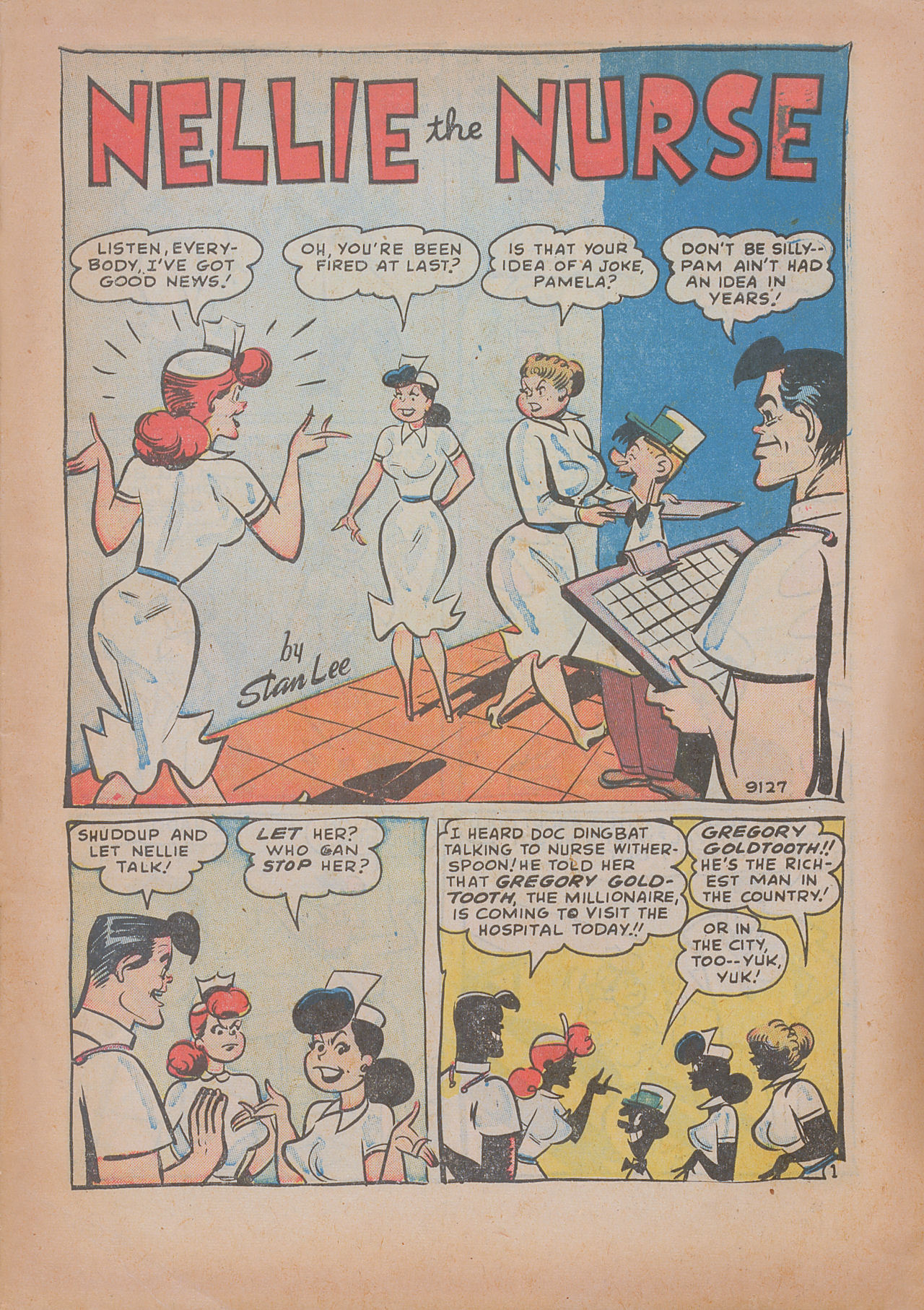 Read online Nellie The Nurse (1945) comic -  Issue #31 - 3