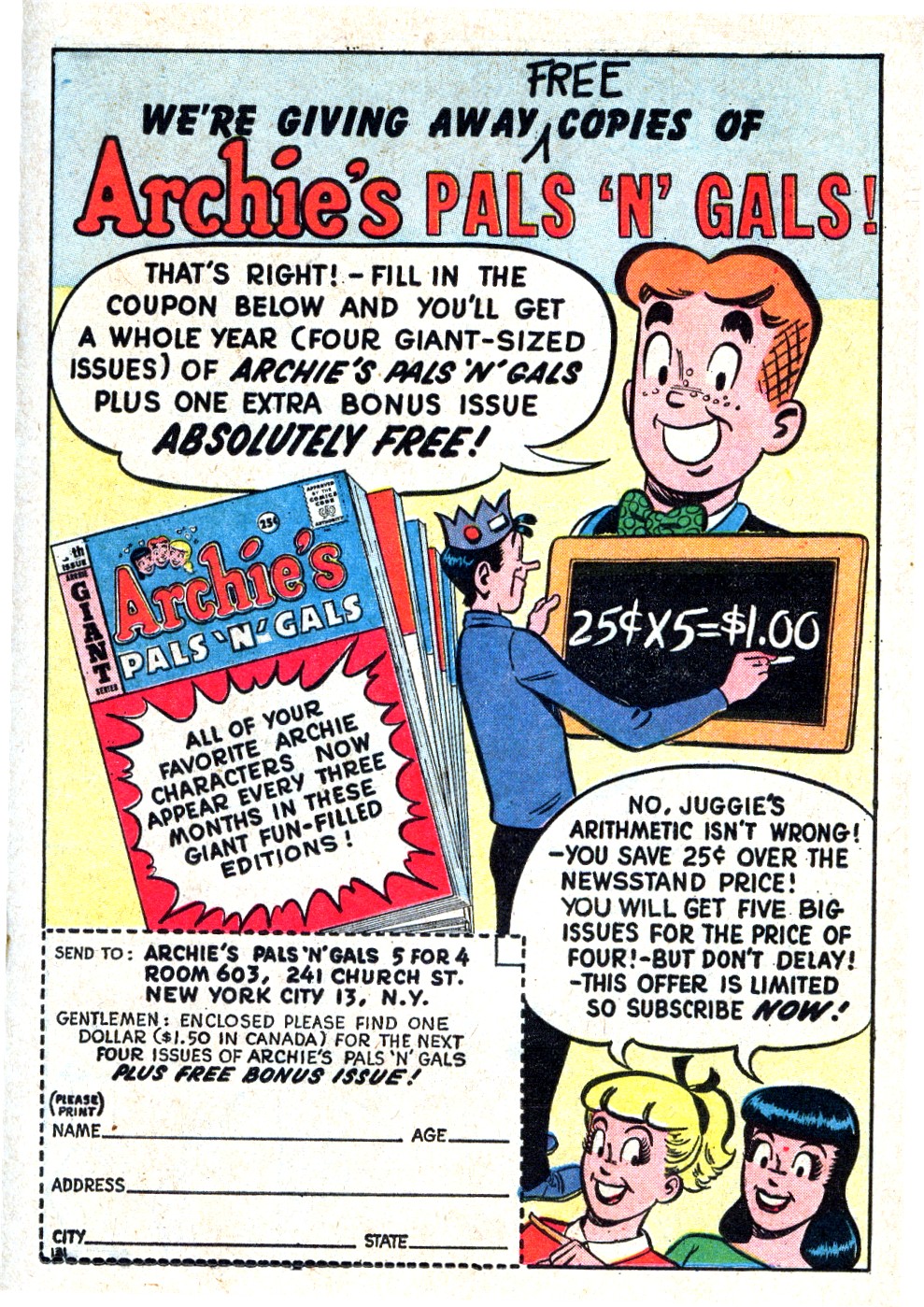 Read online Archie (1960) comic -  Issue #123 - 19
