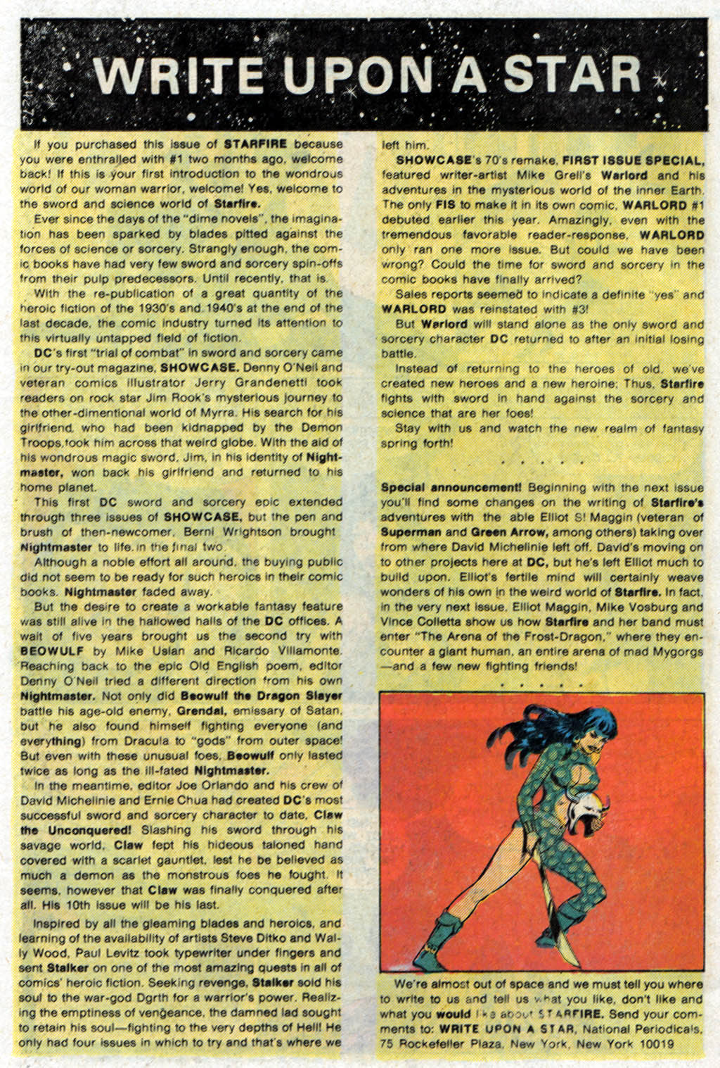 Read online Starfire (1976) comic -  Issue #2 - 19