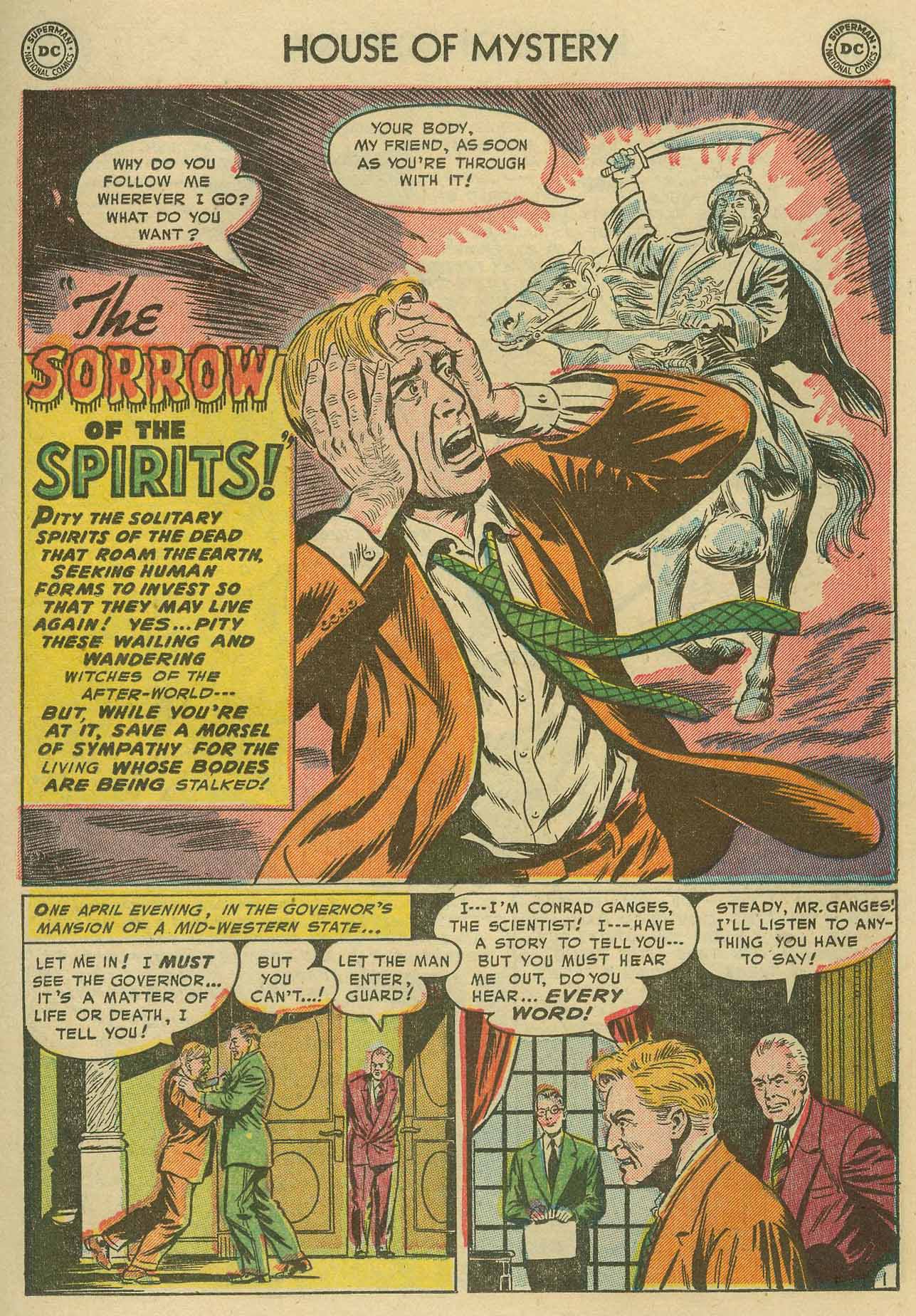 Read online House of Mystery (1951) comic -  Issue #21 - 19