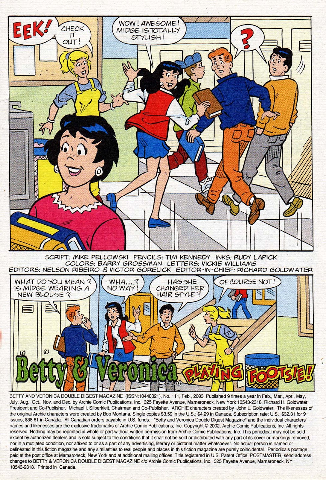 Betty and Veronica Double Digest issue 111 - Page 3