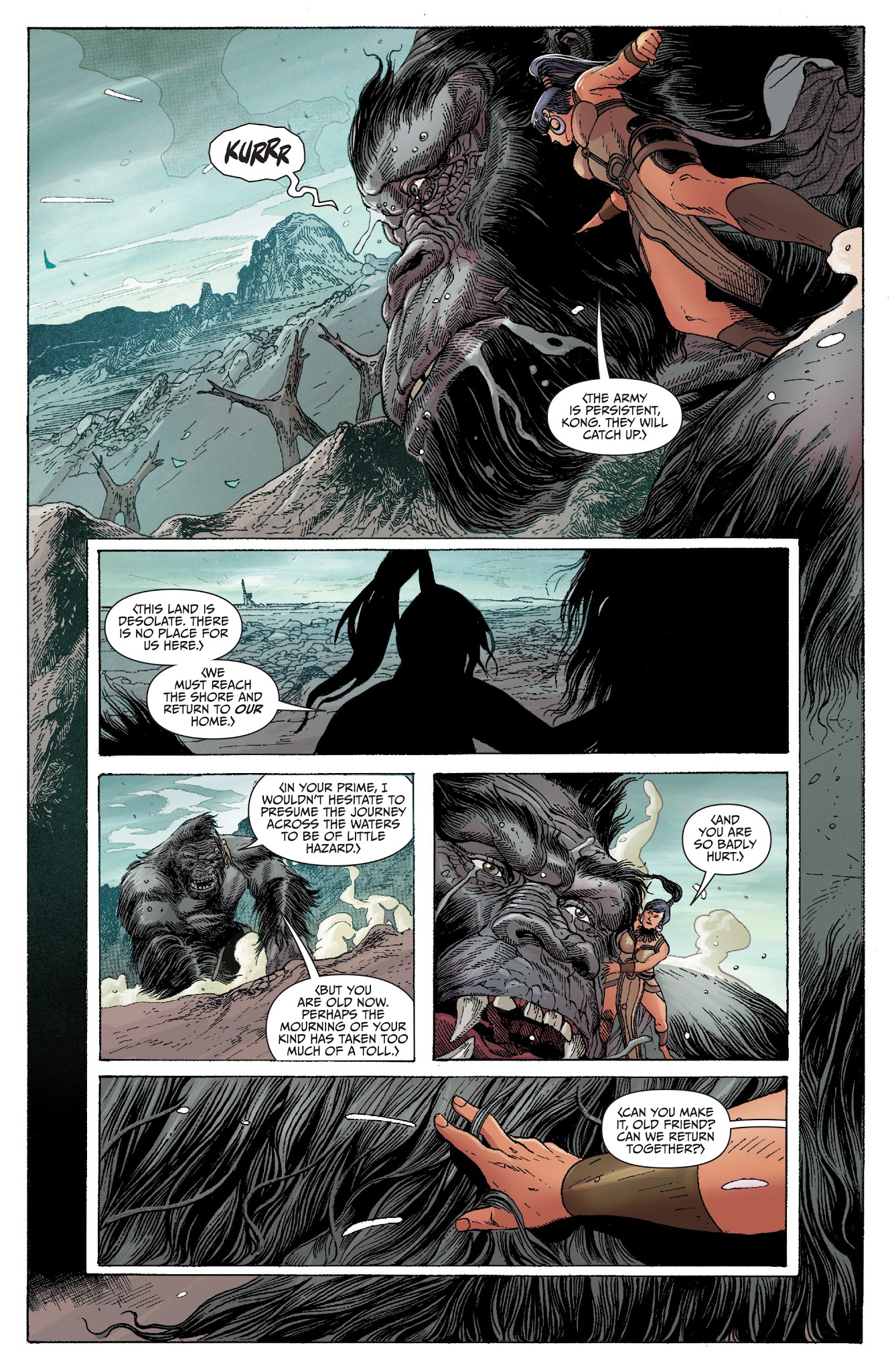 Read online Kong on the Planet of the Apes comic -  Issue #6 - 3