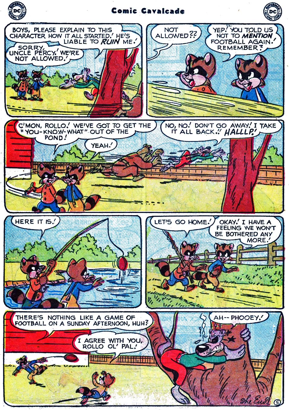 Read online Comic Cavalcade comic -  Issue #51 - 22