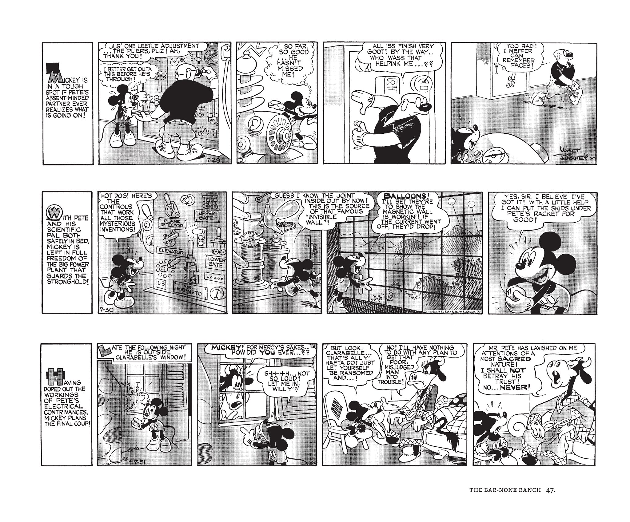 Read online Walt Disney's Mickey Mouse by Floyd Gottfredson comic -  Issue # TPB 6 (Part 1) - 47