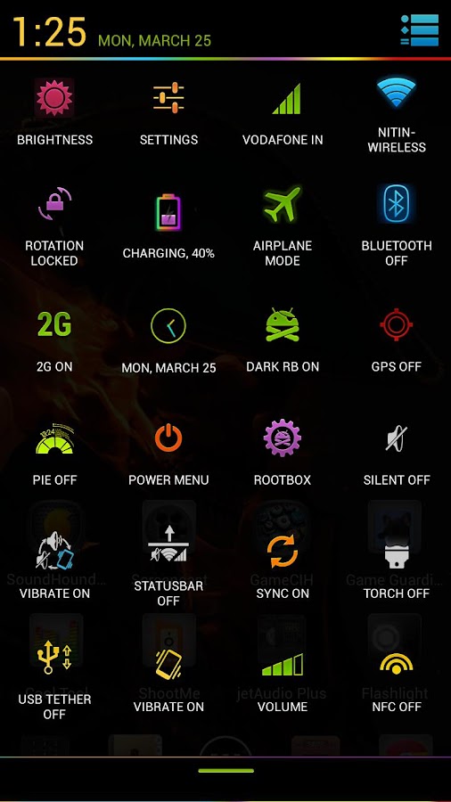 CM 11/10.2 THEME NEON COLORS v3.02 APK Personalization Apps Free Download