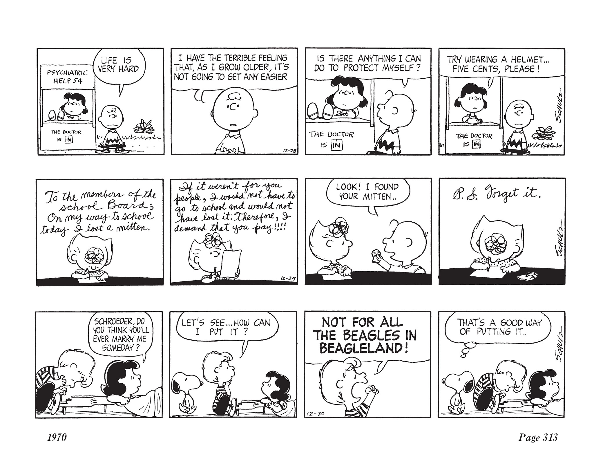 Read online The Complete Peanuts comic -  Issue # TPB 10 - 326