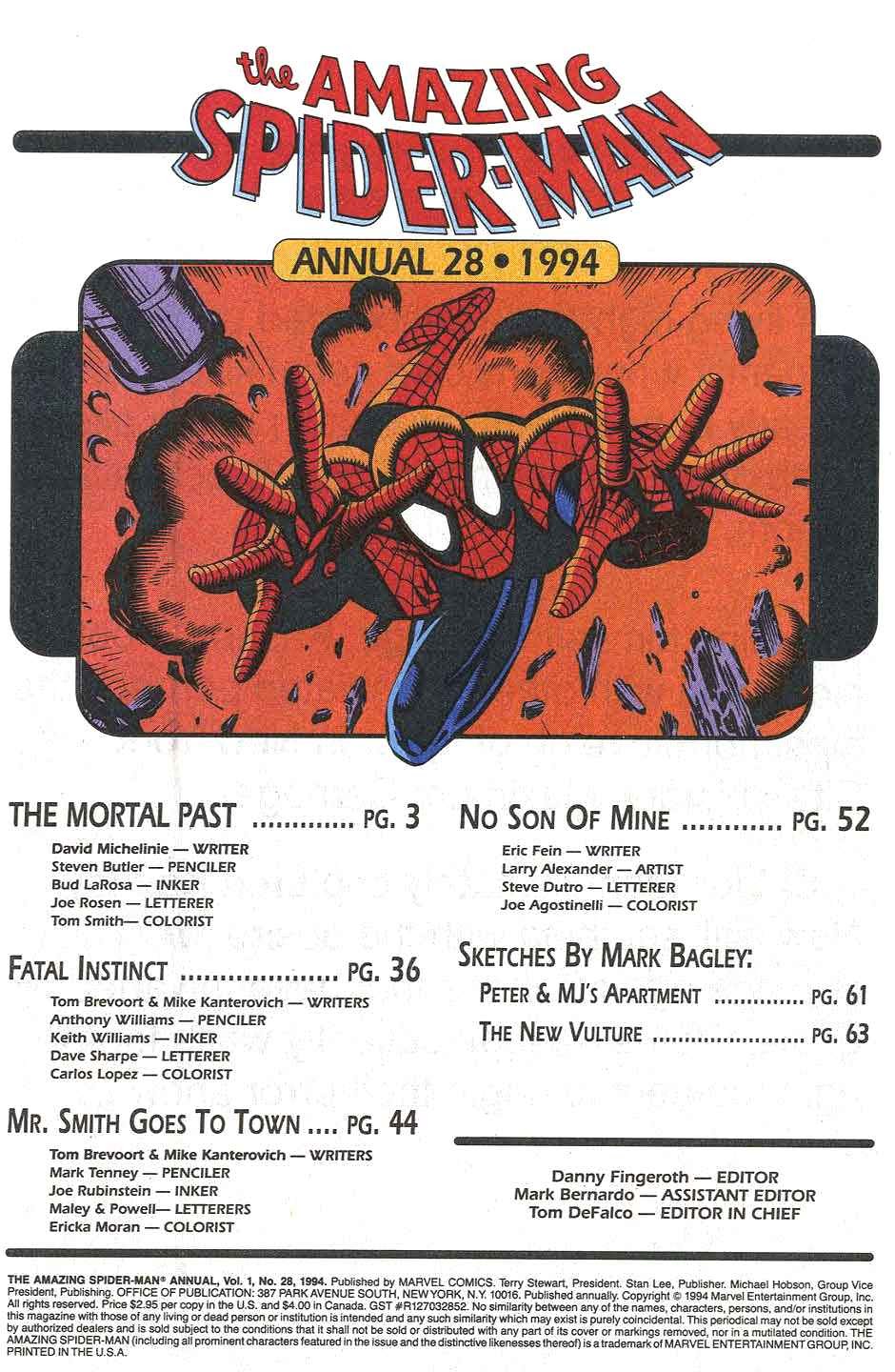 Read online The Amazing Spider-Man (1963) comic -  Issue # _Annual 28 - 3