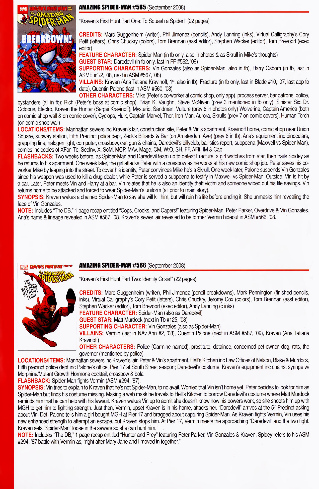 Read online Official Index to the Marvel Universe comic -  Issue #13 - 20