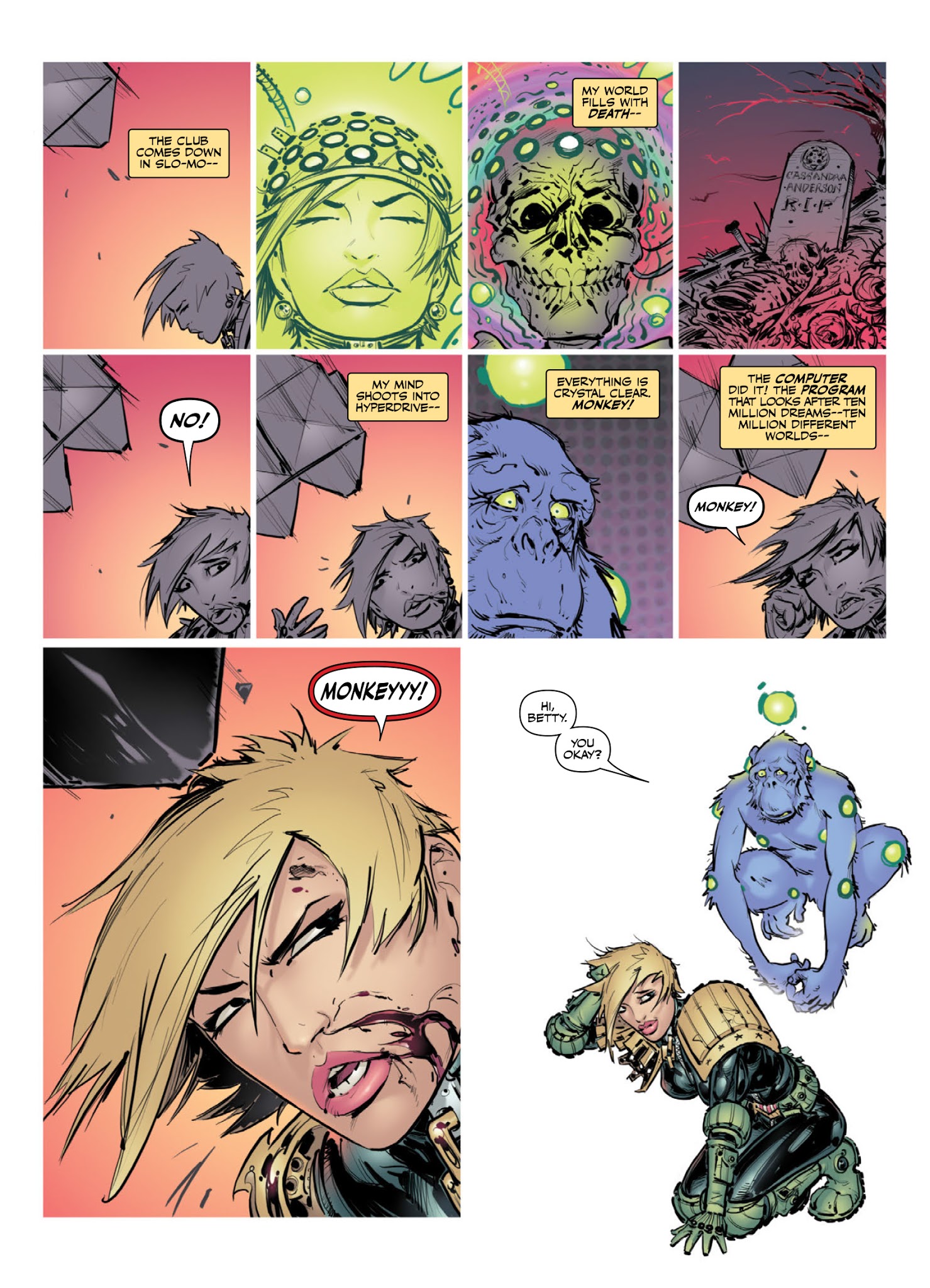 Read online Judge Anderson: The Psi Files comic -  Issue # TPB 5 - 111