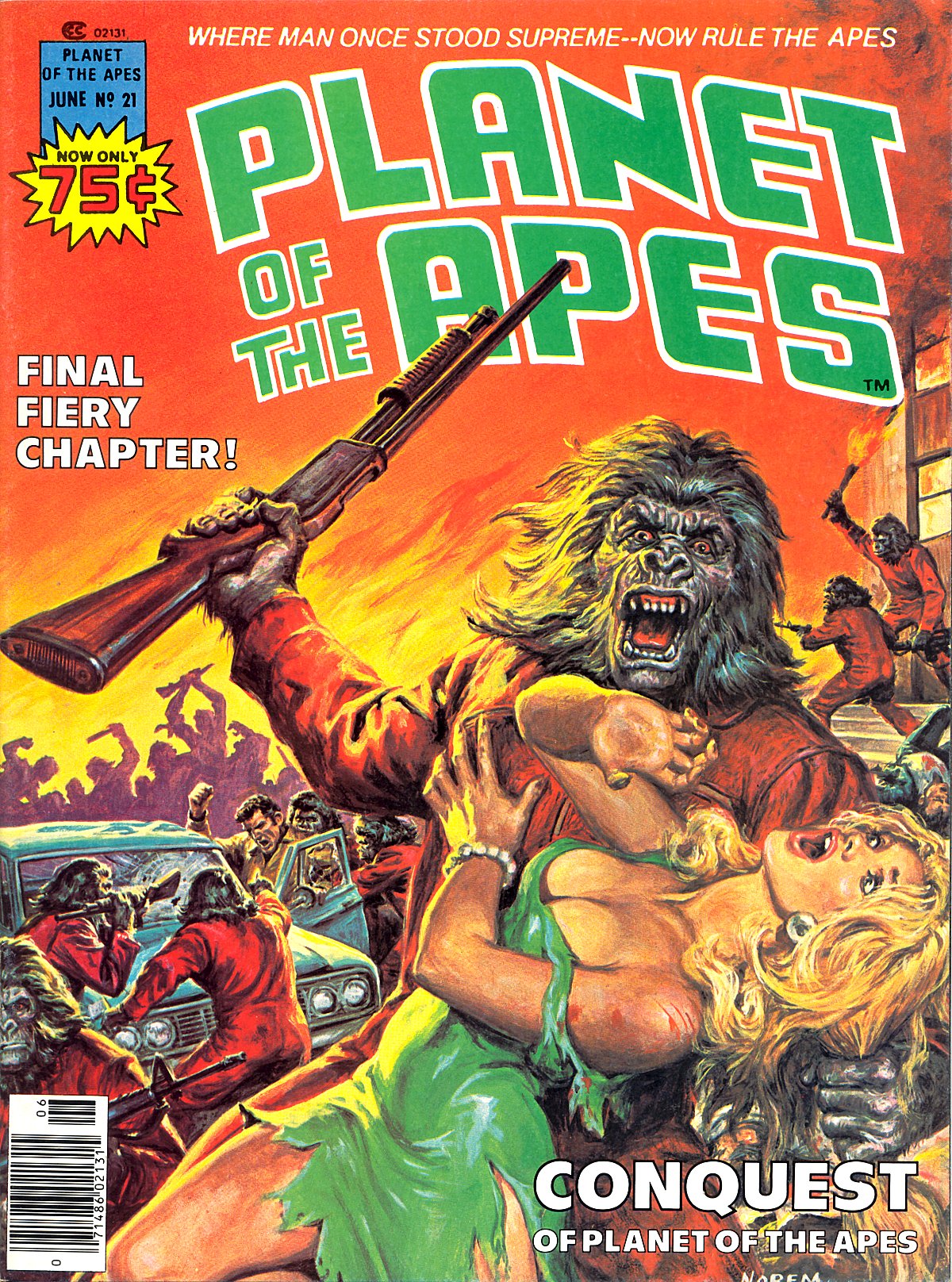 Read online Planet of the Apes comic -  Issue #21 - 1