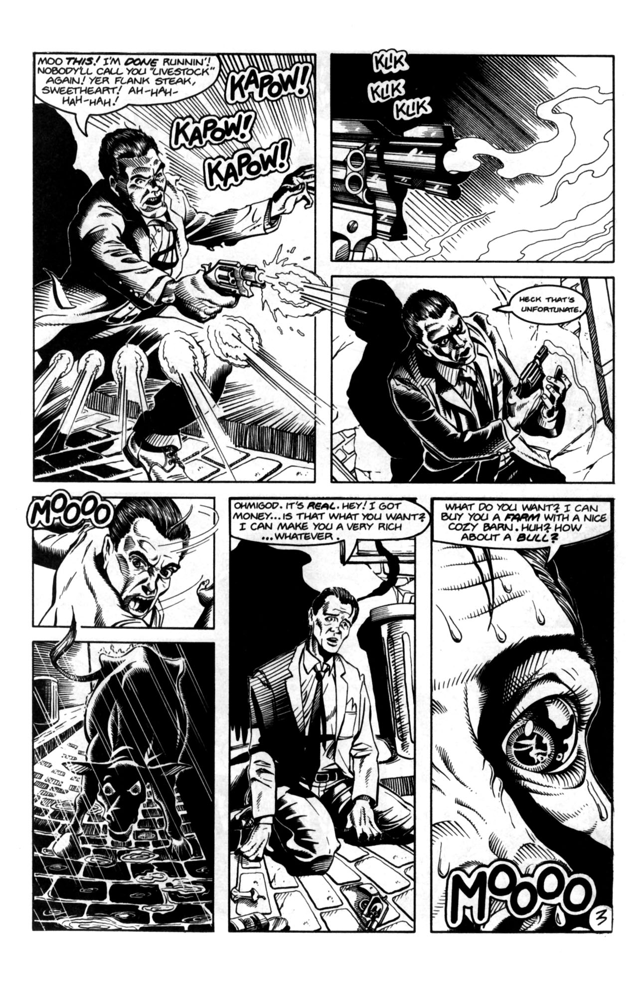 Read online Man-Eating Cow comic -  Issue #1 - 5