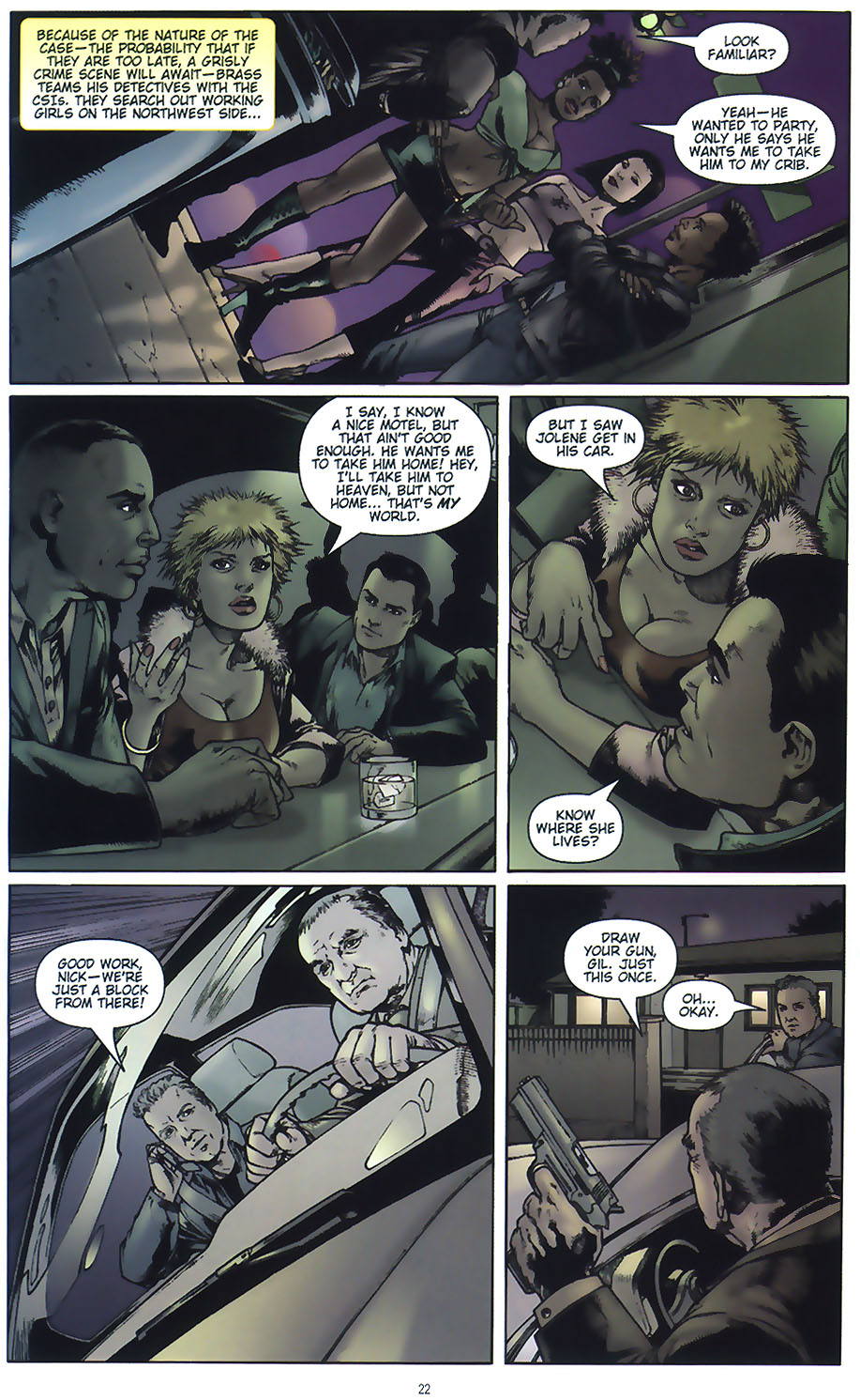 Read online CSI: Crime Scene Investigation comic -  Issue #5 - 24