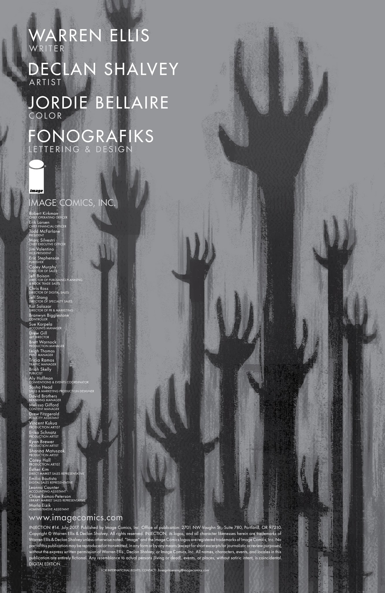 Read online Injection comic -  Issue #14 - 2