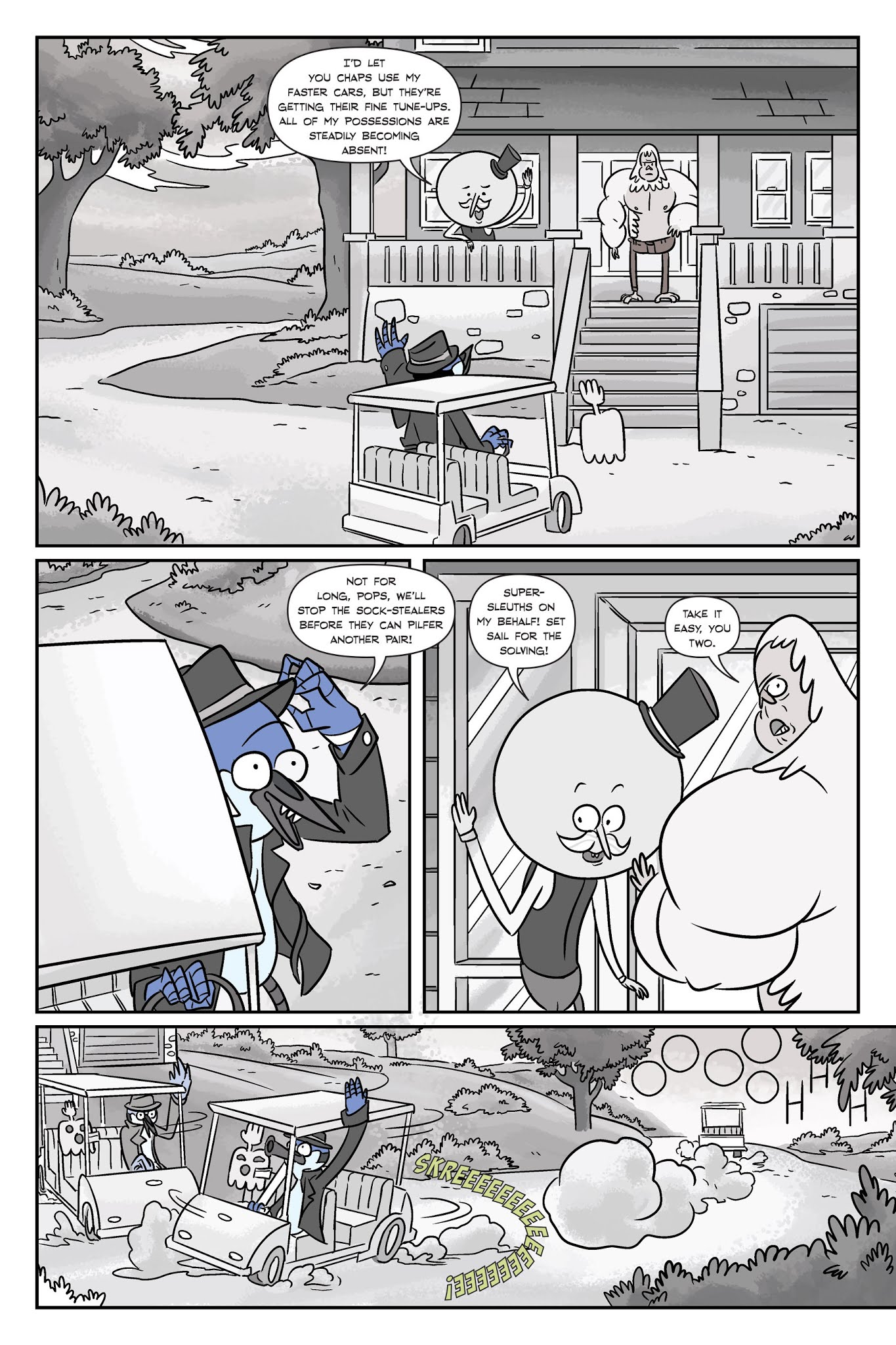 Read online Regular Show: Noir Means Noir, Buddy comic -  Issue # TPB (Part 1) - 26