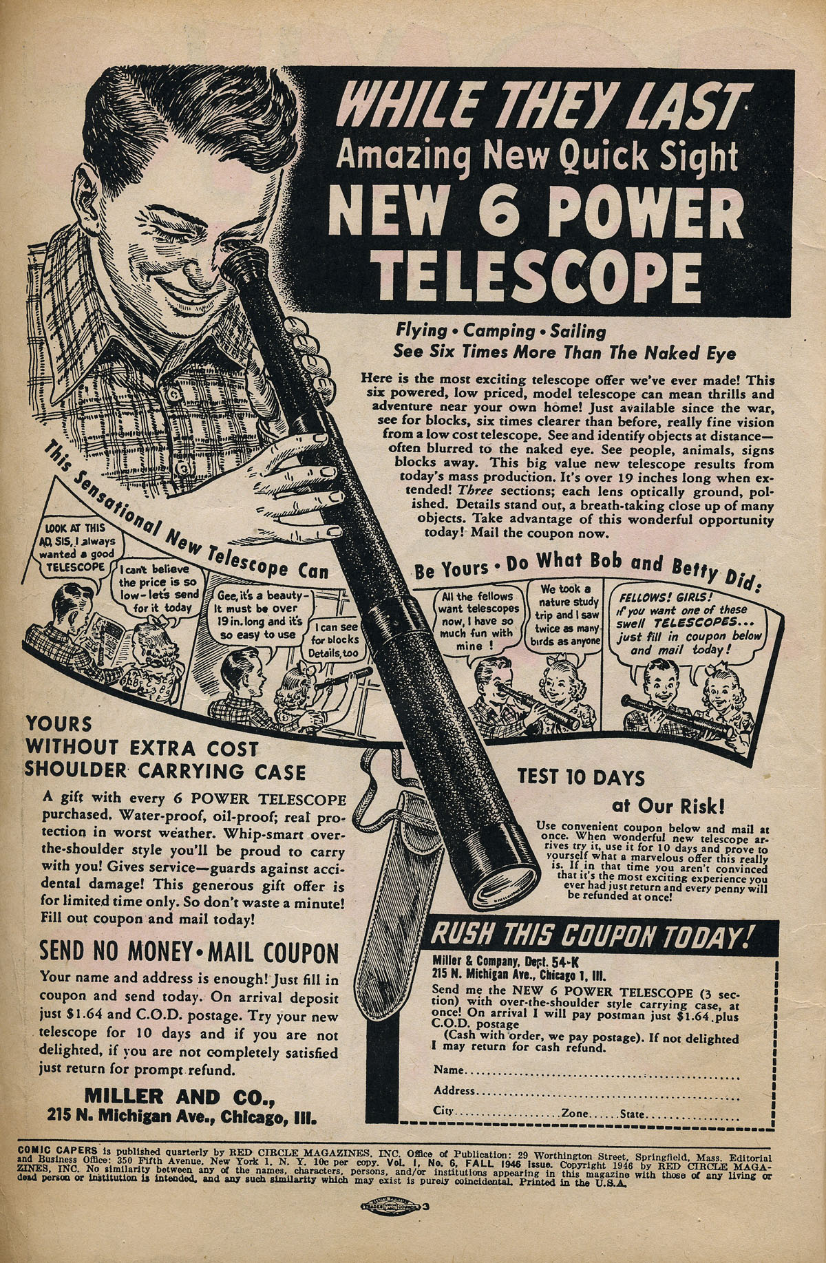 Read online Comic Capers comic -  Issue #6 - 2