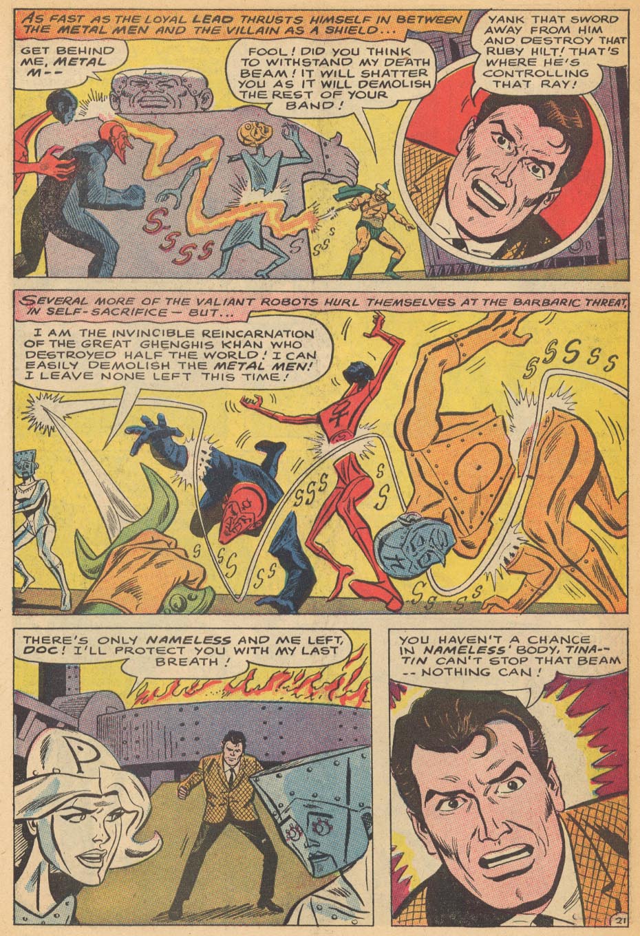 Read online Metal Men (1963) comic -  Issue #27 - 29