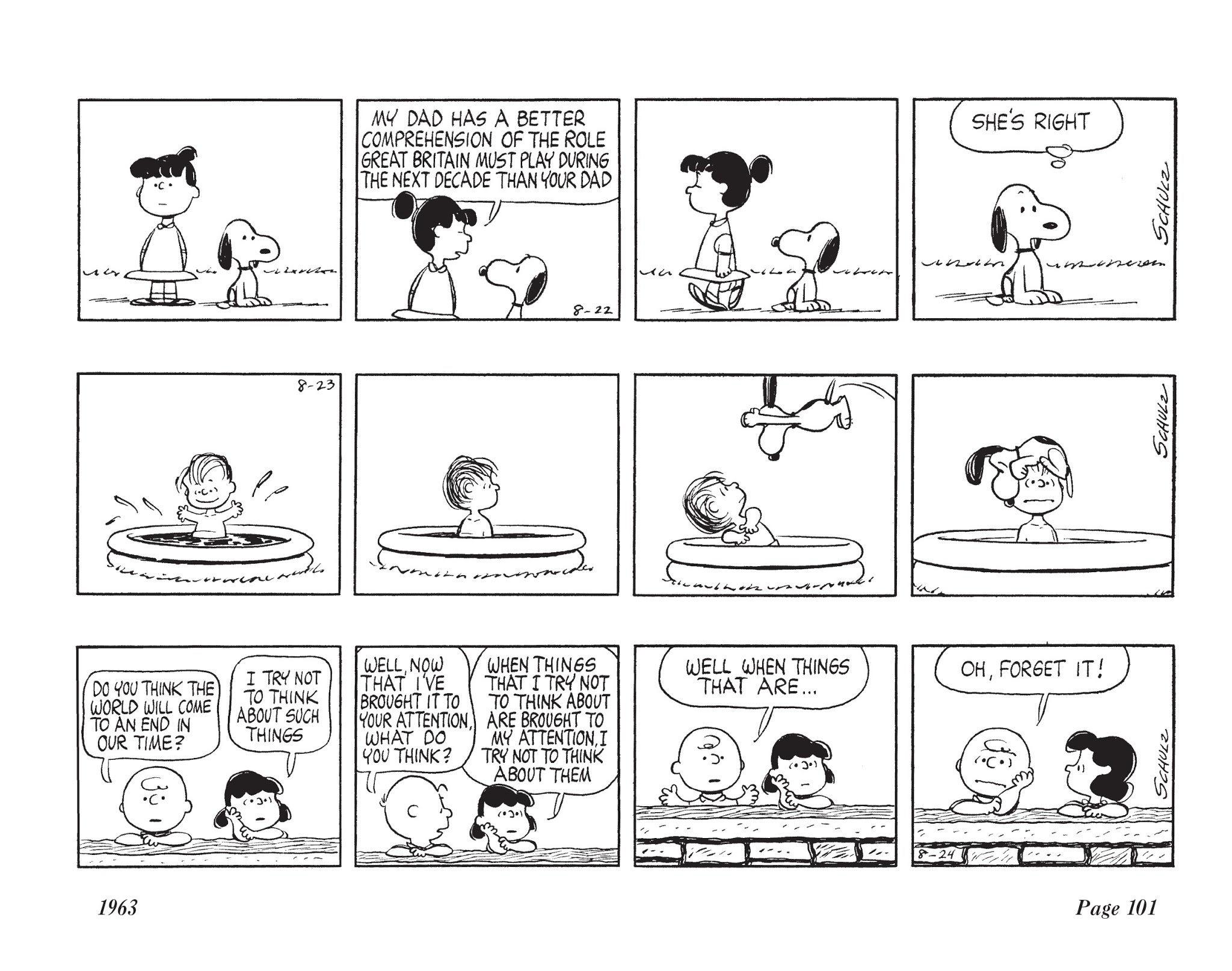 Read online The Complete Peanuts comic -  Issue # TPB 7 - 112