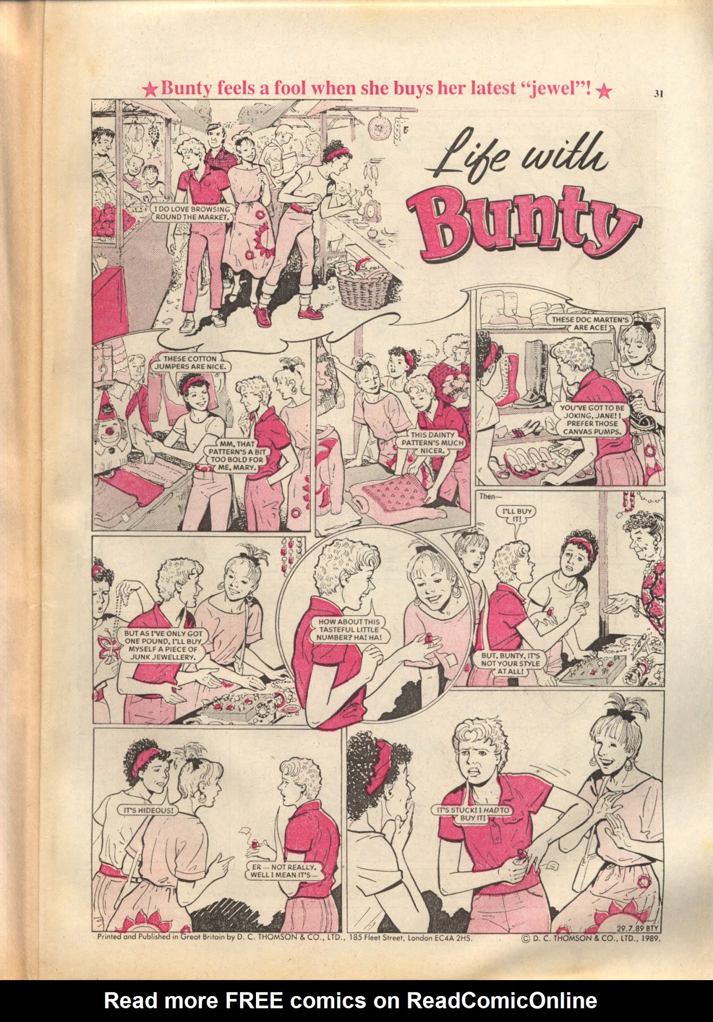 Read online Bunty comic -  Issue #1646 - 31