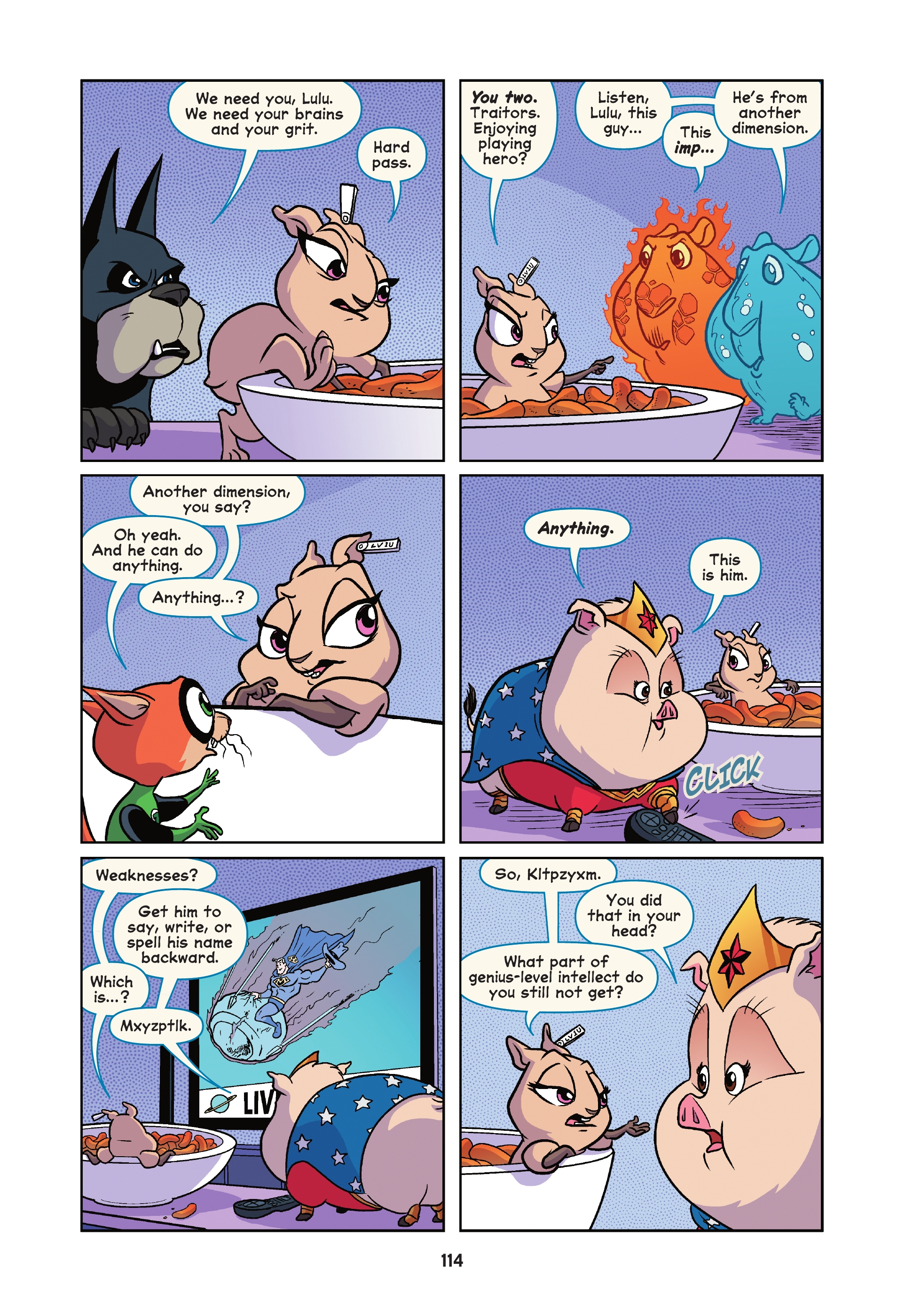 Read online DC League of Super-Pets: The Great Mxy-Up comic -  Issue # TPB (Part 2) - 12