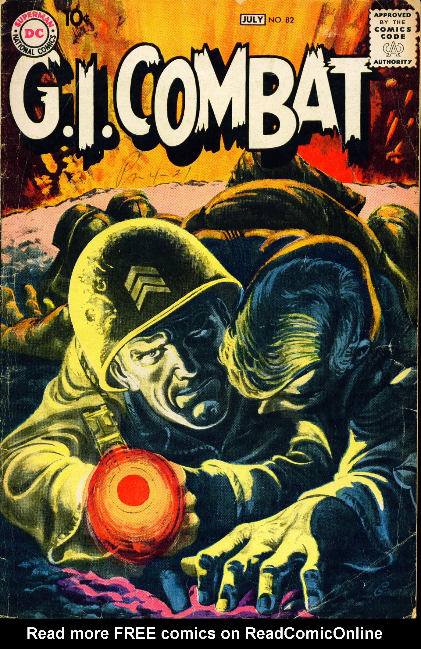 Read online G.I. Combat (1952) comic -  Issue #82 - 1