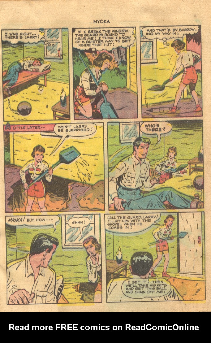 Read online Nyoka the Jungle Girl (1945) comic -  Issue #53 - 13
