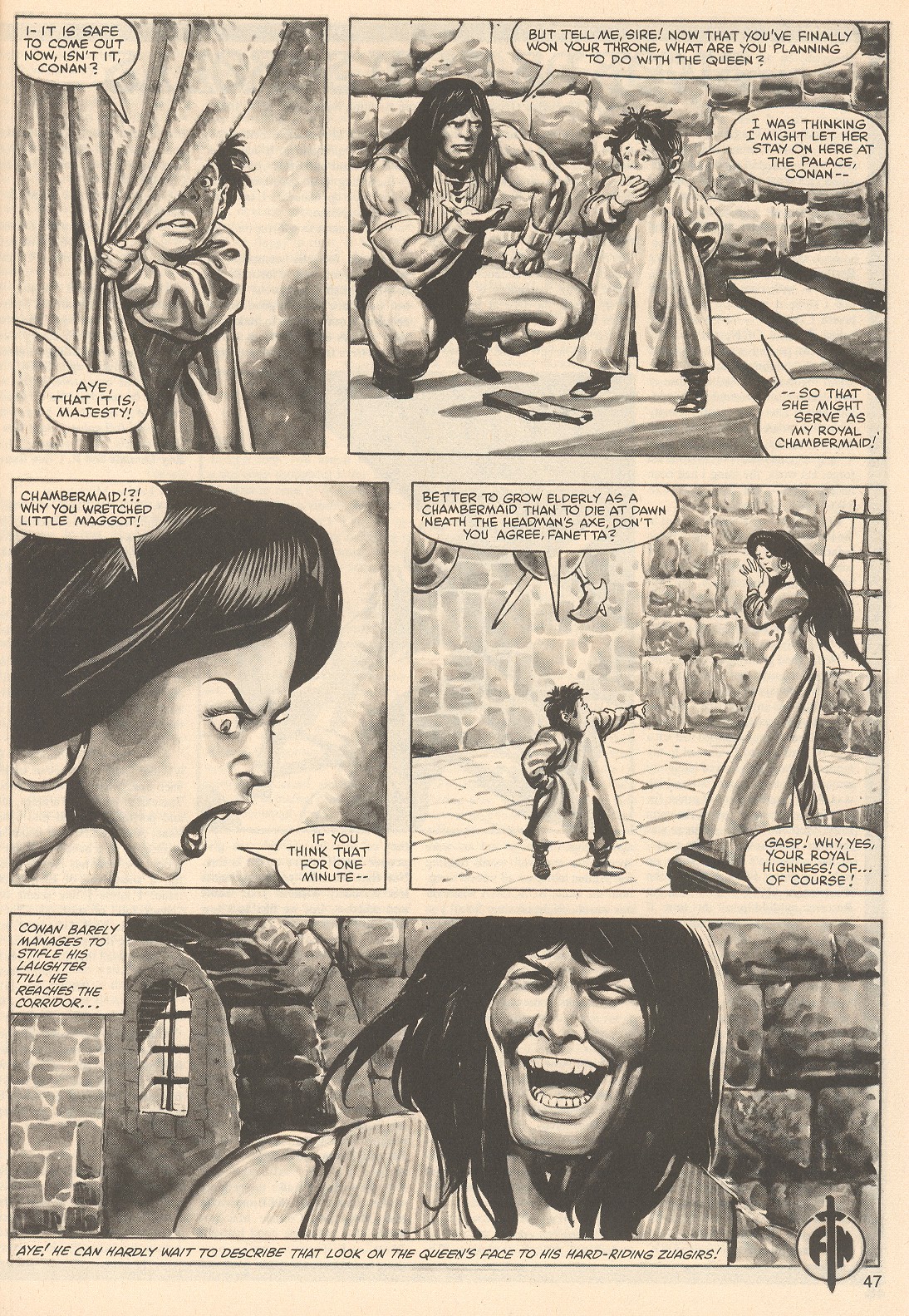 Read online The Savage Sword Of Conan comic -  Issue #76 - 47