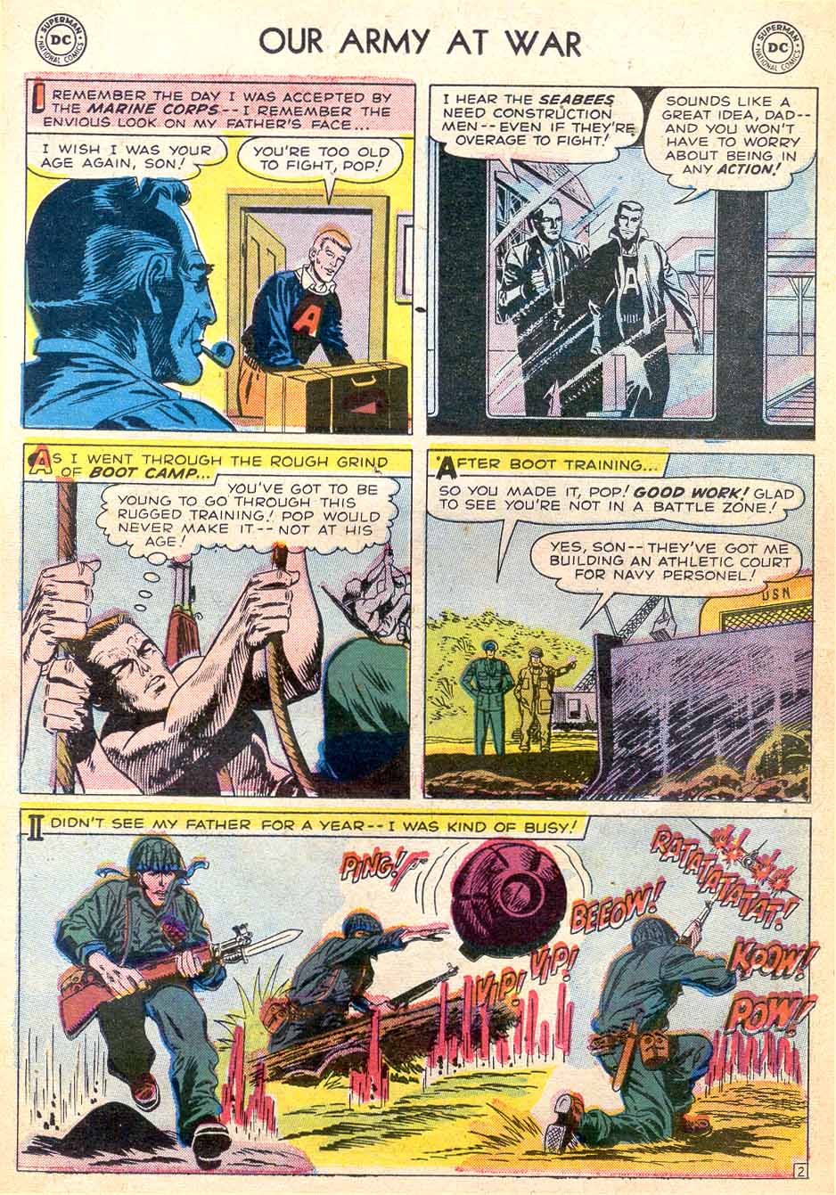 Read online Our Army at War (1952) comic -  Issue #64 - 20