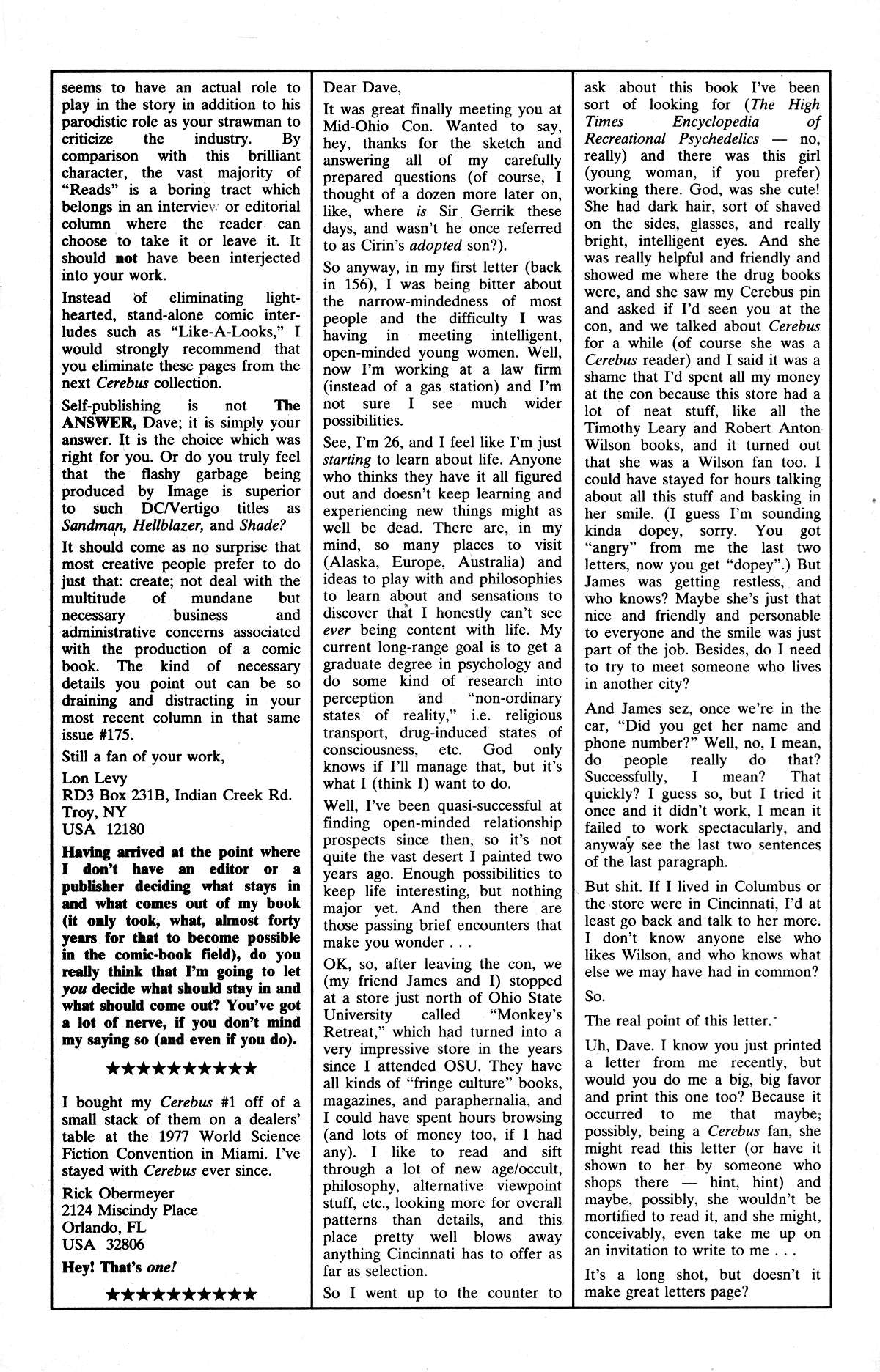 Read online Cerebus comic -  Issue #180 - 24