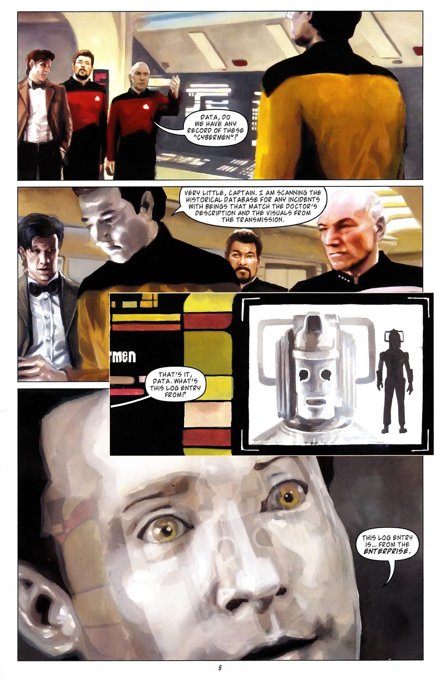 Read online Star Trek: The Next Generation/Doctor Who: Assimilation² comic -  Issue #3 - 9
