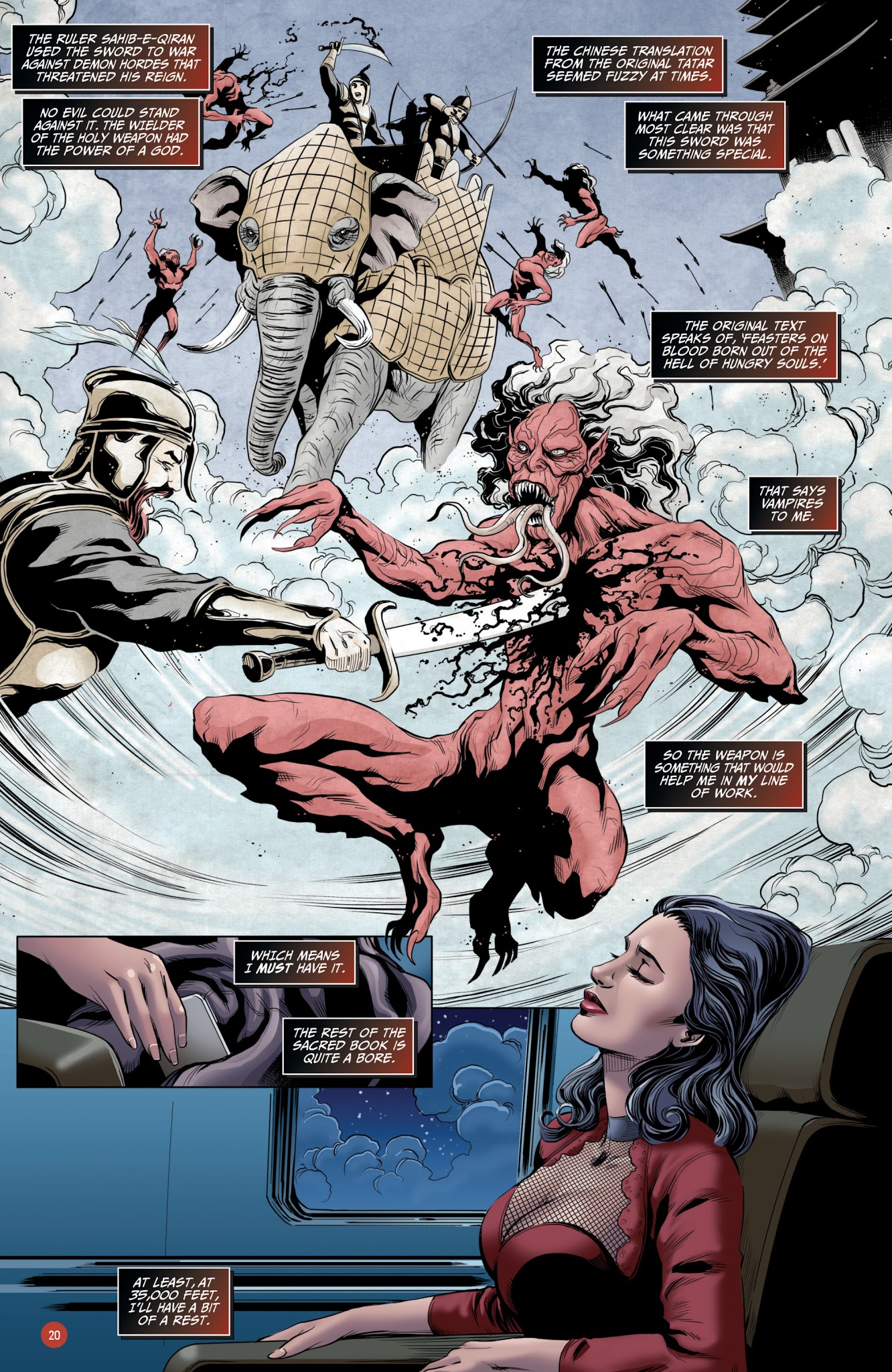 Read online Van Helsing vs. Werewolf comic -  Issue # _TPB 1 - 21