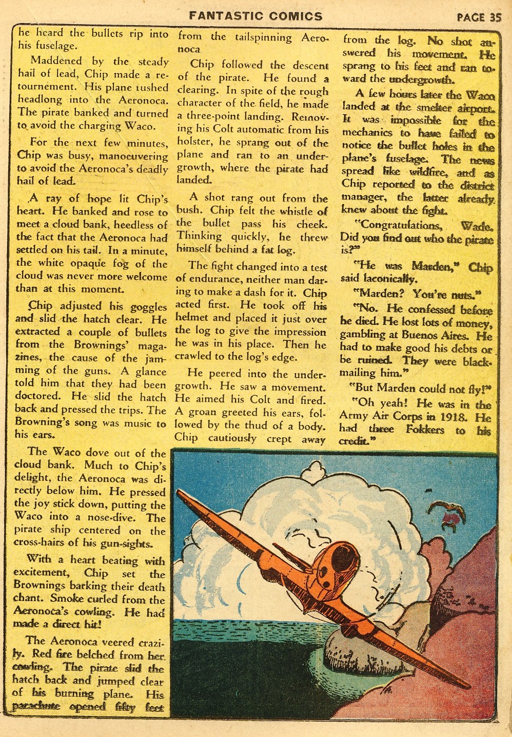 Read online Fantastic Comics comic -  Issue #10 - 36