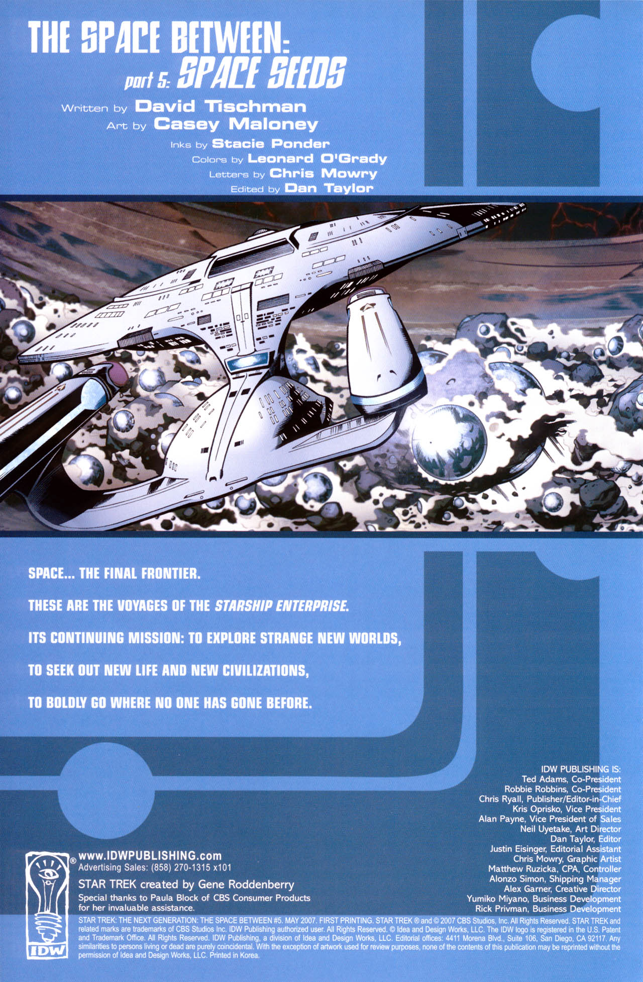 Star Trek: The Next Generation: The Space Between Issue #5 #5 - English 2