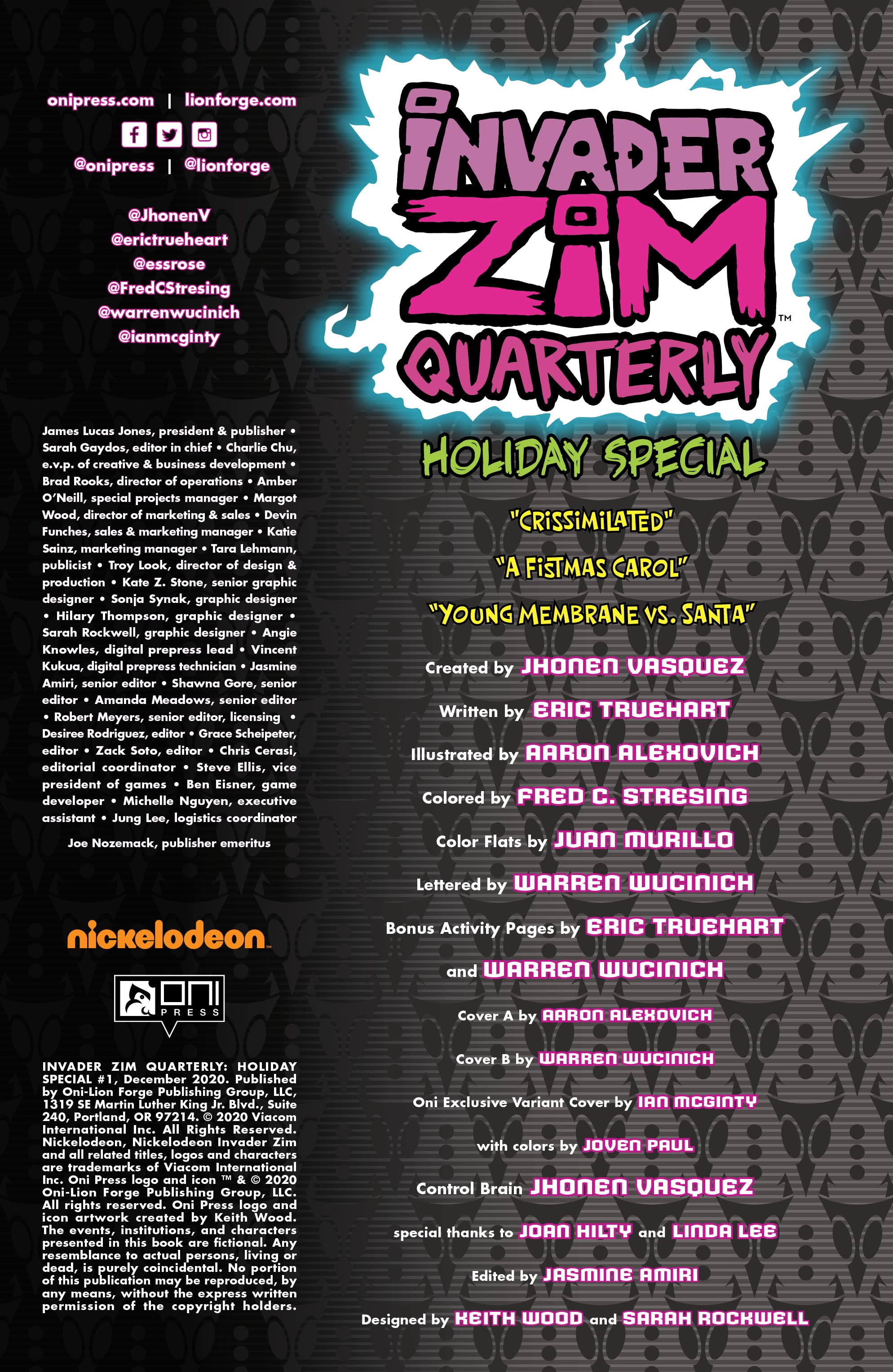 Read online Invader Zim Quarterly comic -  Issue #3 - 2