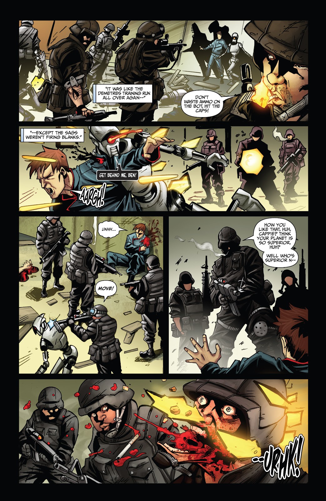 Battlestar Galactica: Cylon War issue 2 - Page 10