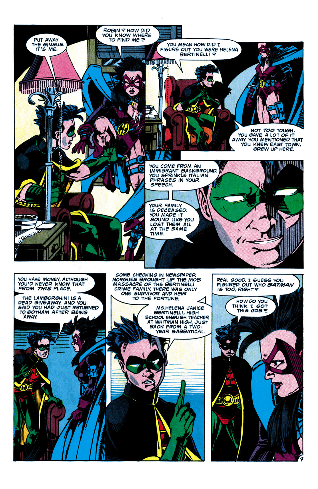 Read online Robin III: Cry of the Huntress comic -  Issue #4 - 8