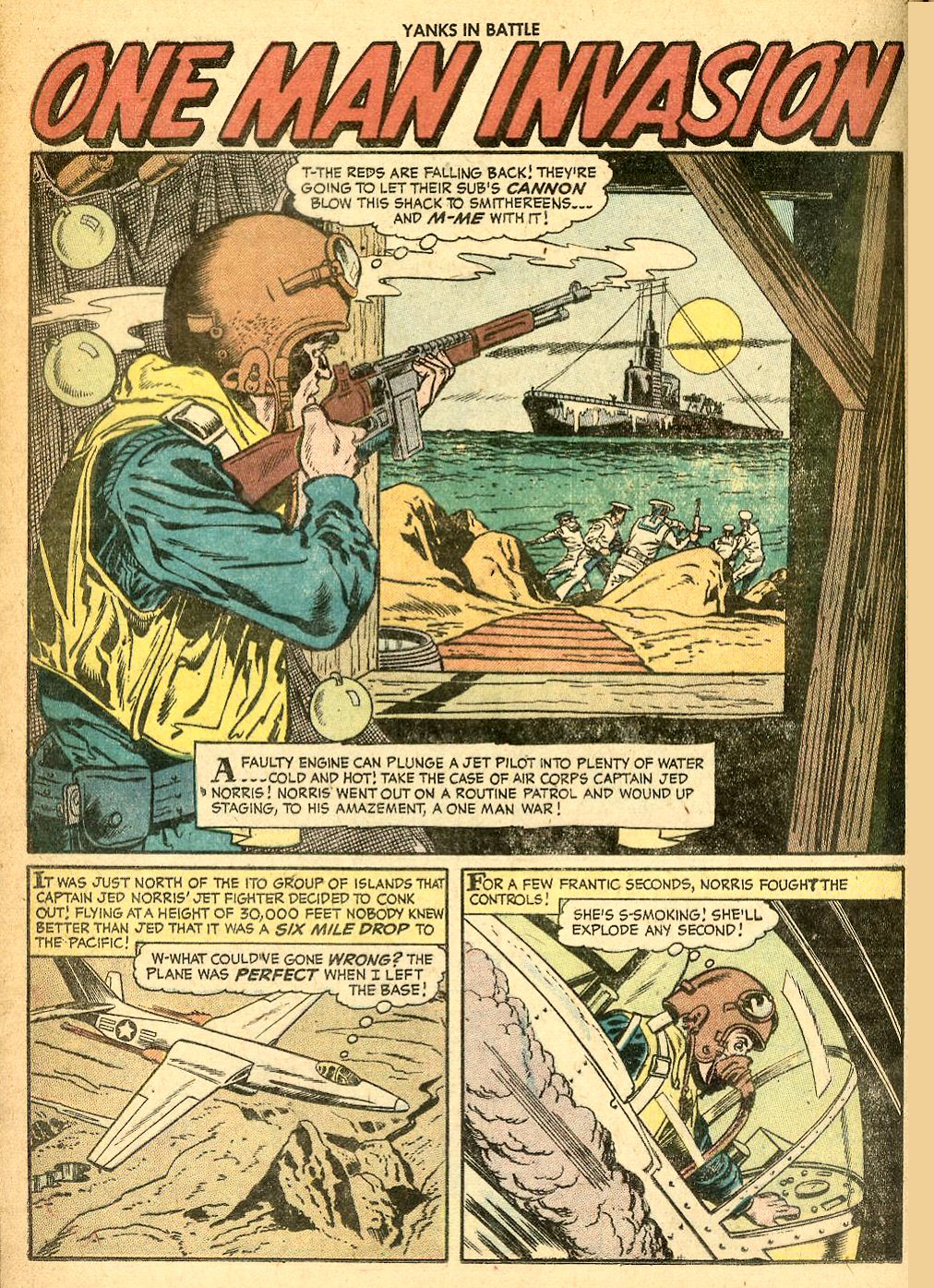 Read online Yanks In Battle comic -  Issue #1 - 12