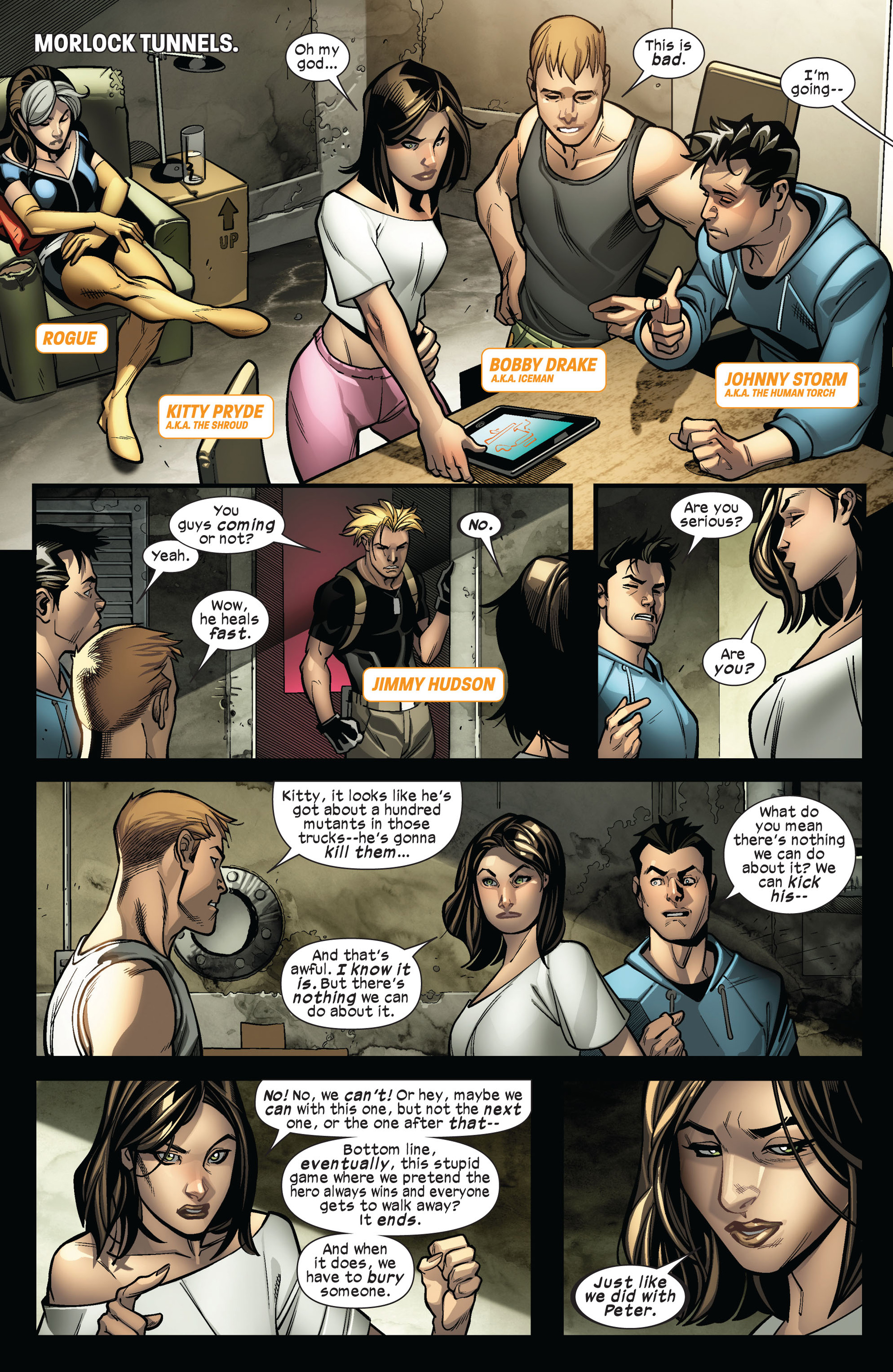 Read online Ultimate Comics X-Men comic -  Issue #4 - 15