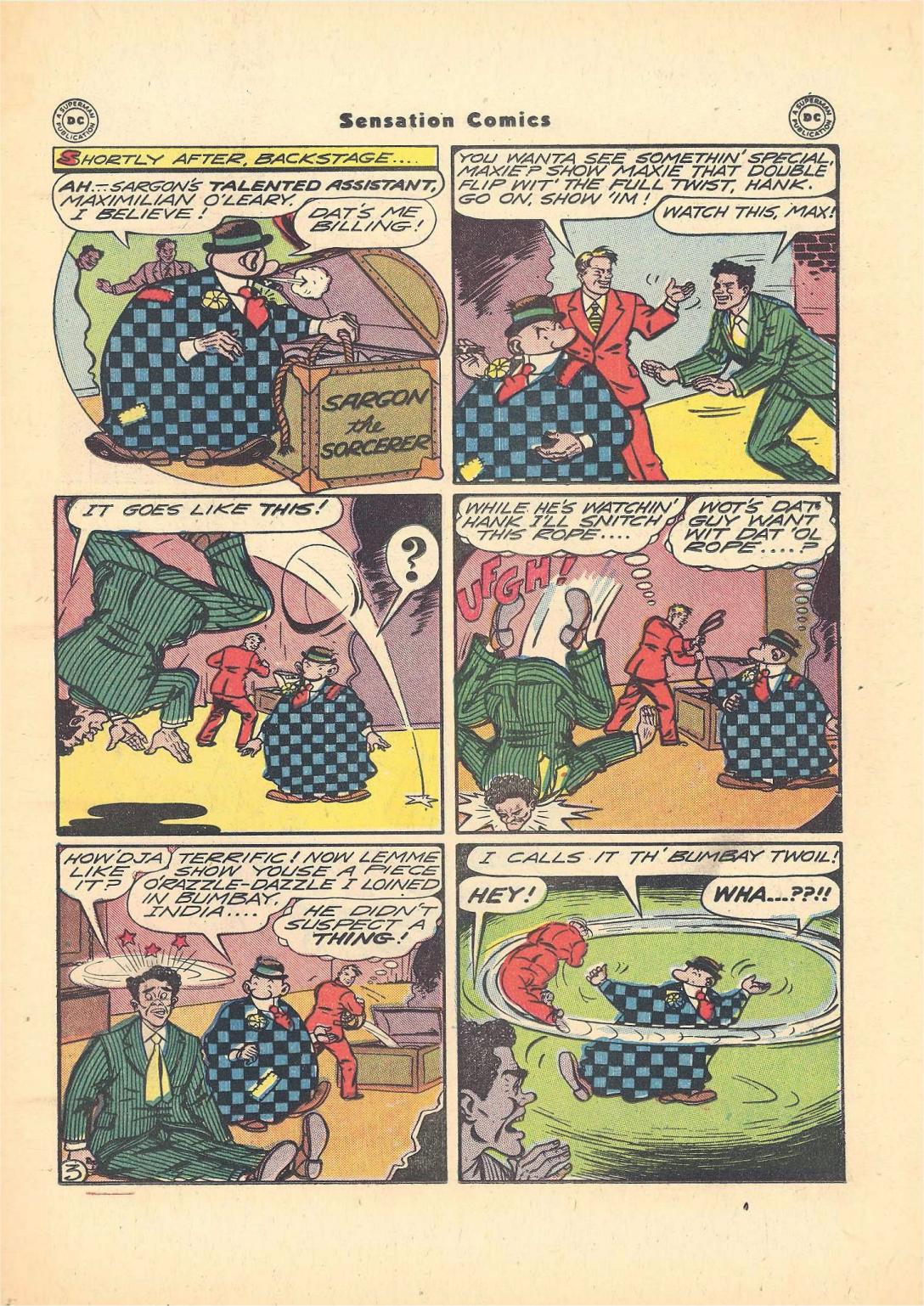 Read online Sensation (Mystery) Comics comic -  Issue #55 - 27