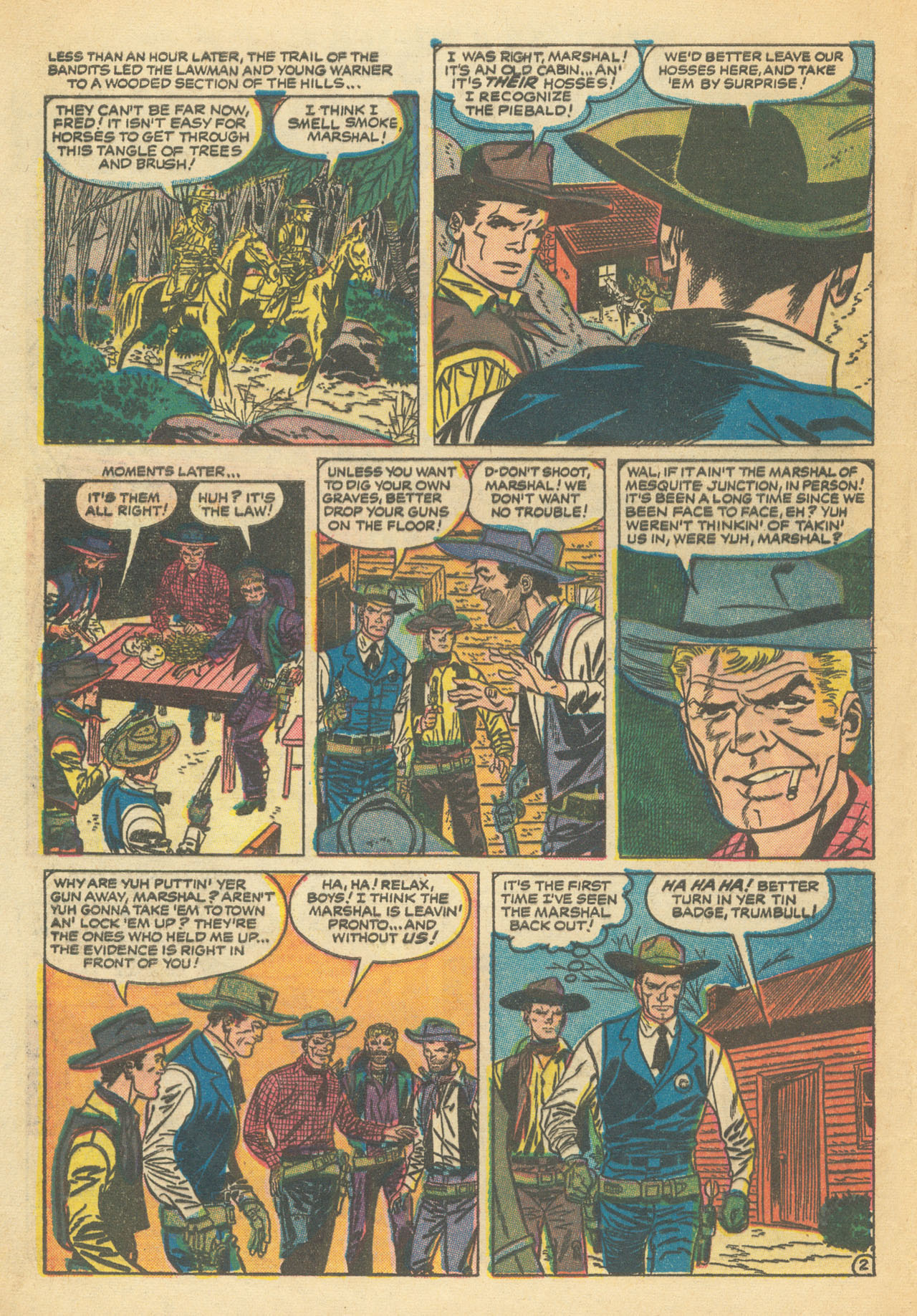 Read online Western Outlaws (1954) comic -  Issue #9 - 28