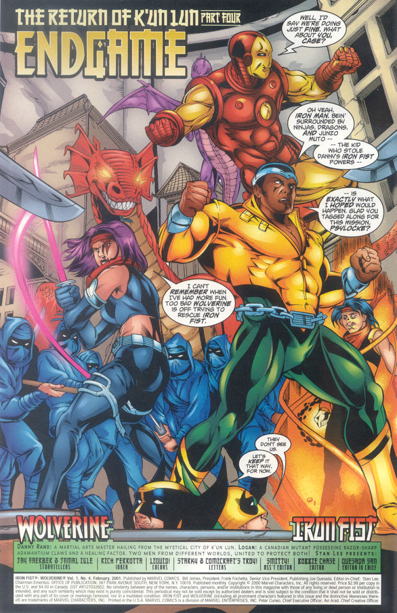 Read online Iron Fist / Wolverine comic -  Issue #4 - 3