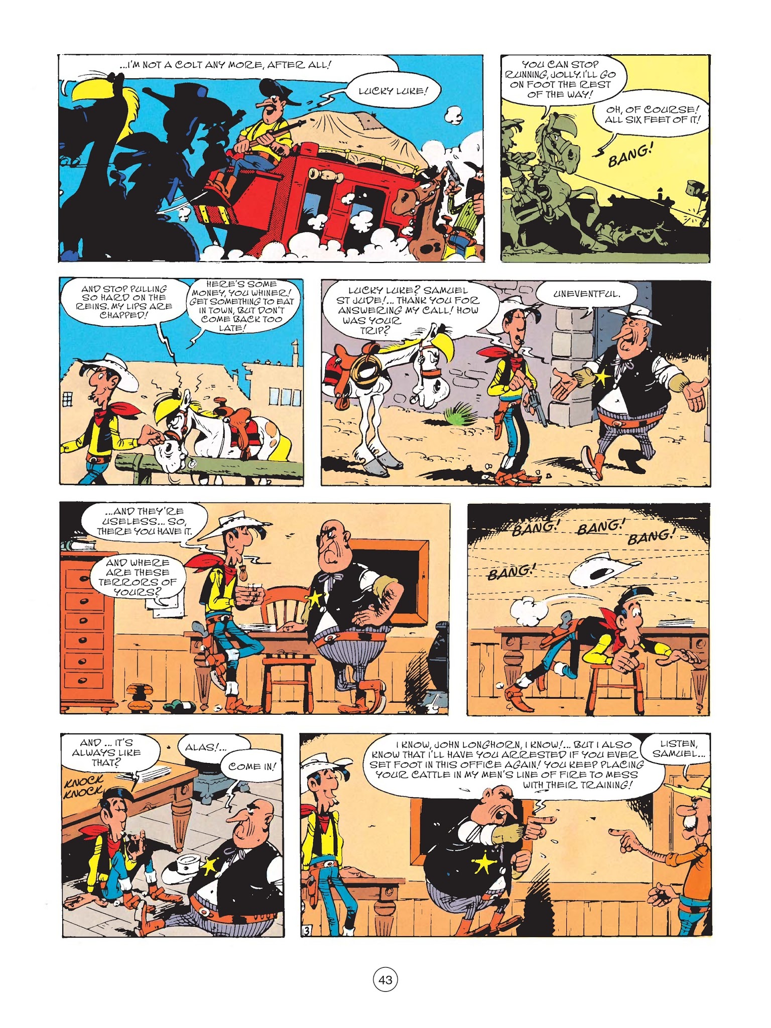 Read online A Lucky Luke Adventure comic -  Issue #60 - 45